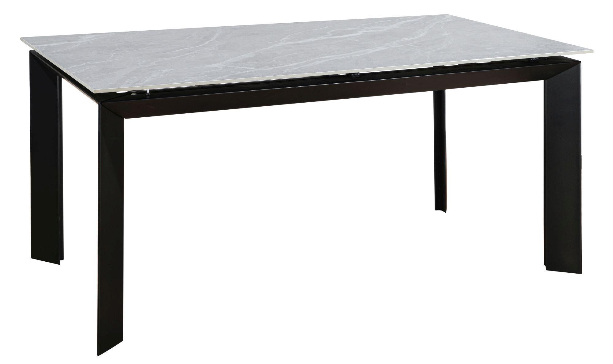 Product photograph of Ankeny Argento Grey Ceramic 6-8 Seater Extending Dining Table from Choice Furniture Superstore.