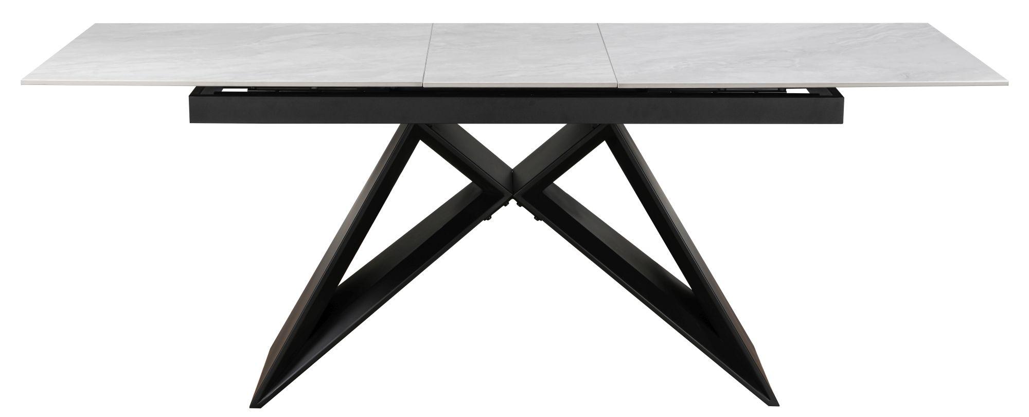 Product photograph of Tifton Pearla Grey Ceramic 6-8 Seater Extending Dining Table from Choice Furniture Superstore.