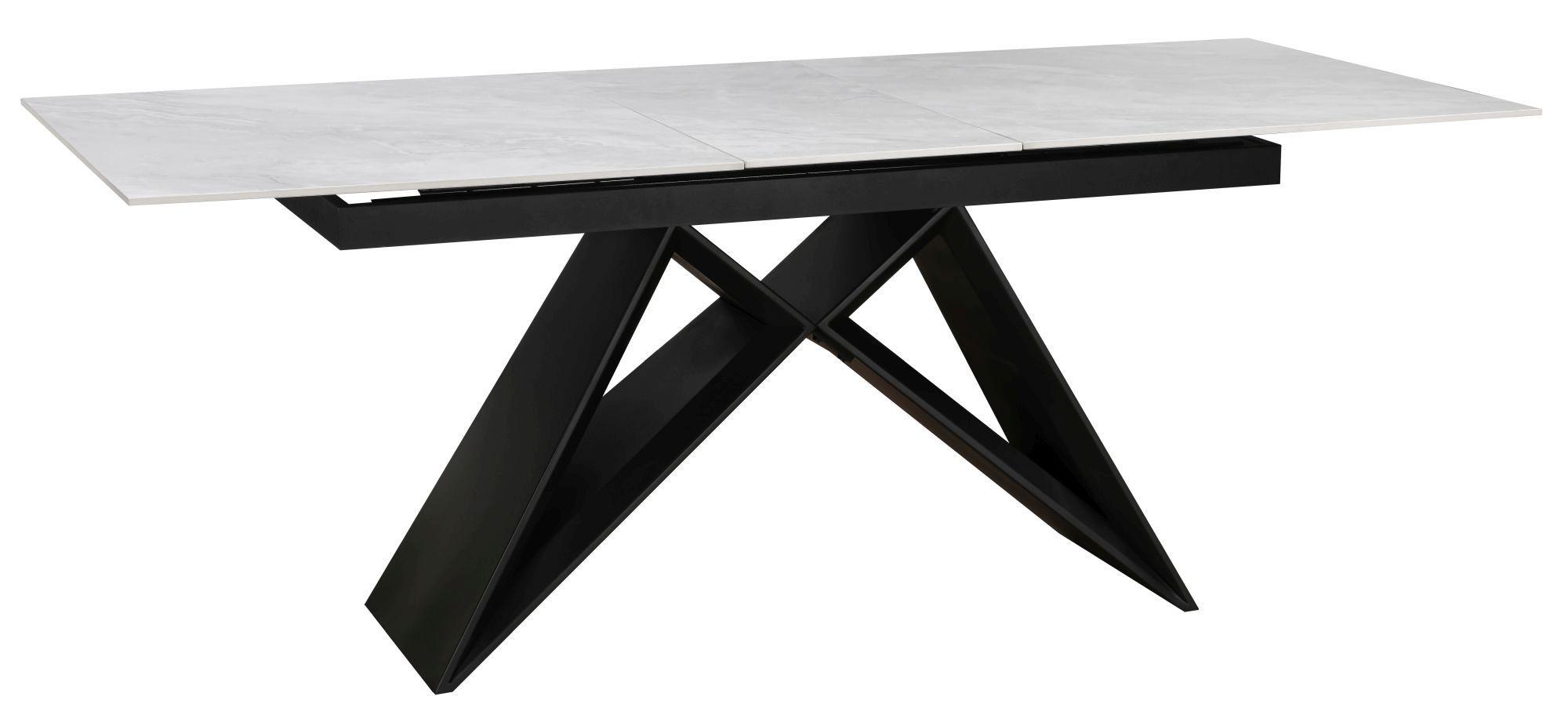 Product photograph of Tifton Pearla Grey Ceramic 6-8 Seater Extending Dining Table from Choice Furniture Superstore.