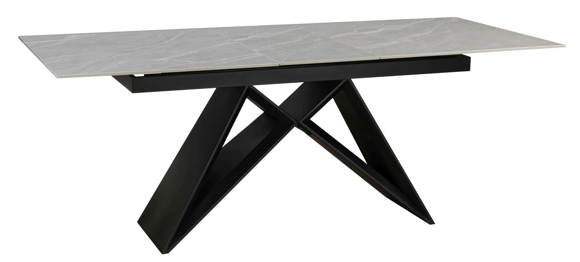 Product photograph of Tifton Argento Grey Ceramic 6-8 Seater Extending Dining Table from Choice Furniture Superstore.