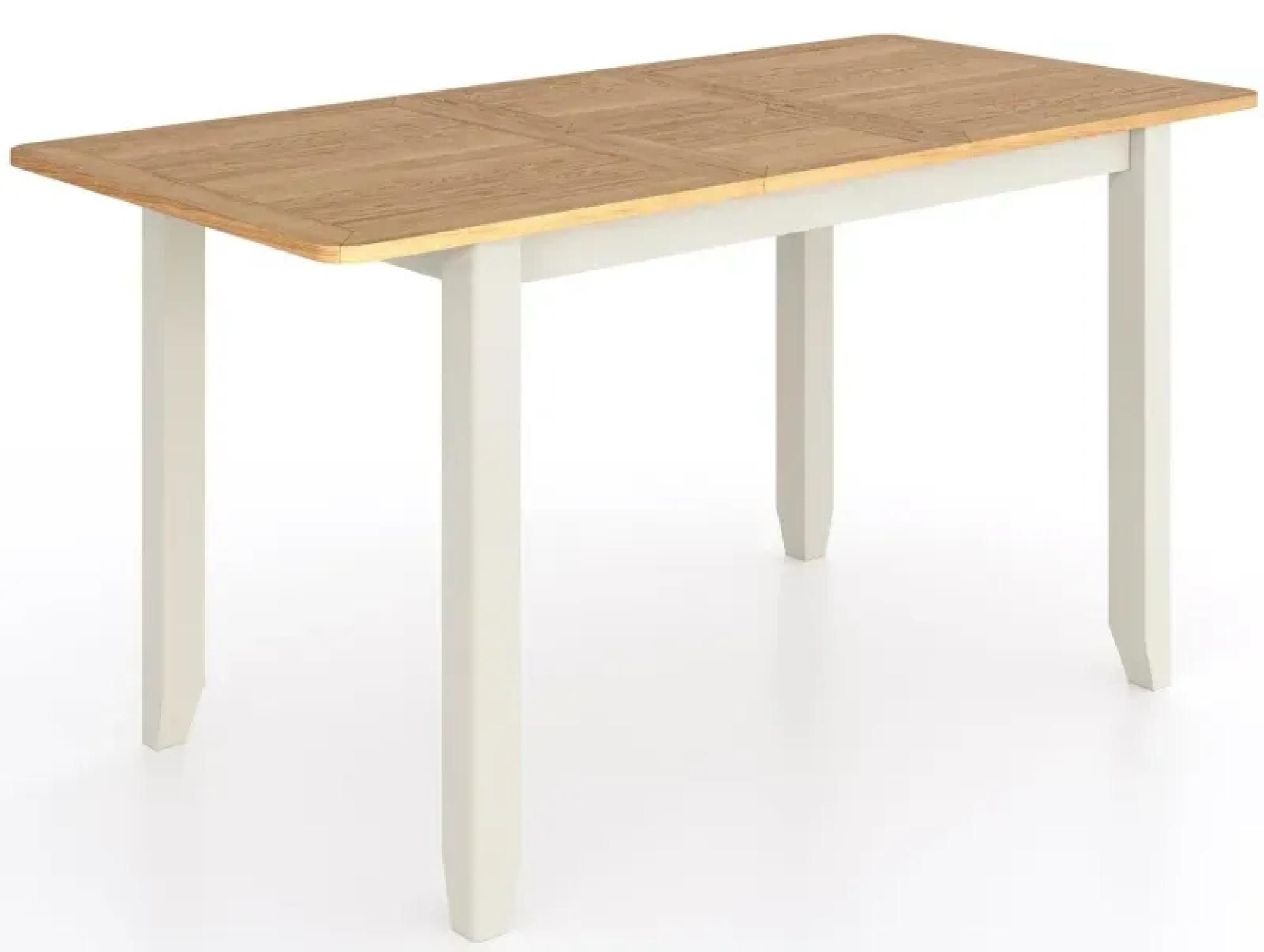 Product photograph of Arden Grey Painted 4-6 Seater Extending Dining Table from Choice Furniture Superstore.