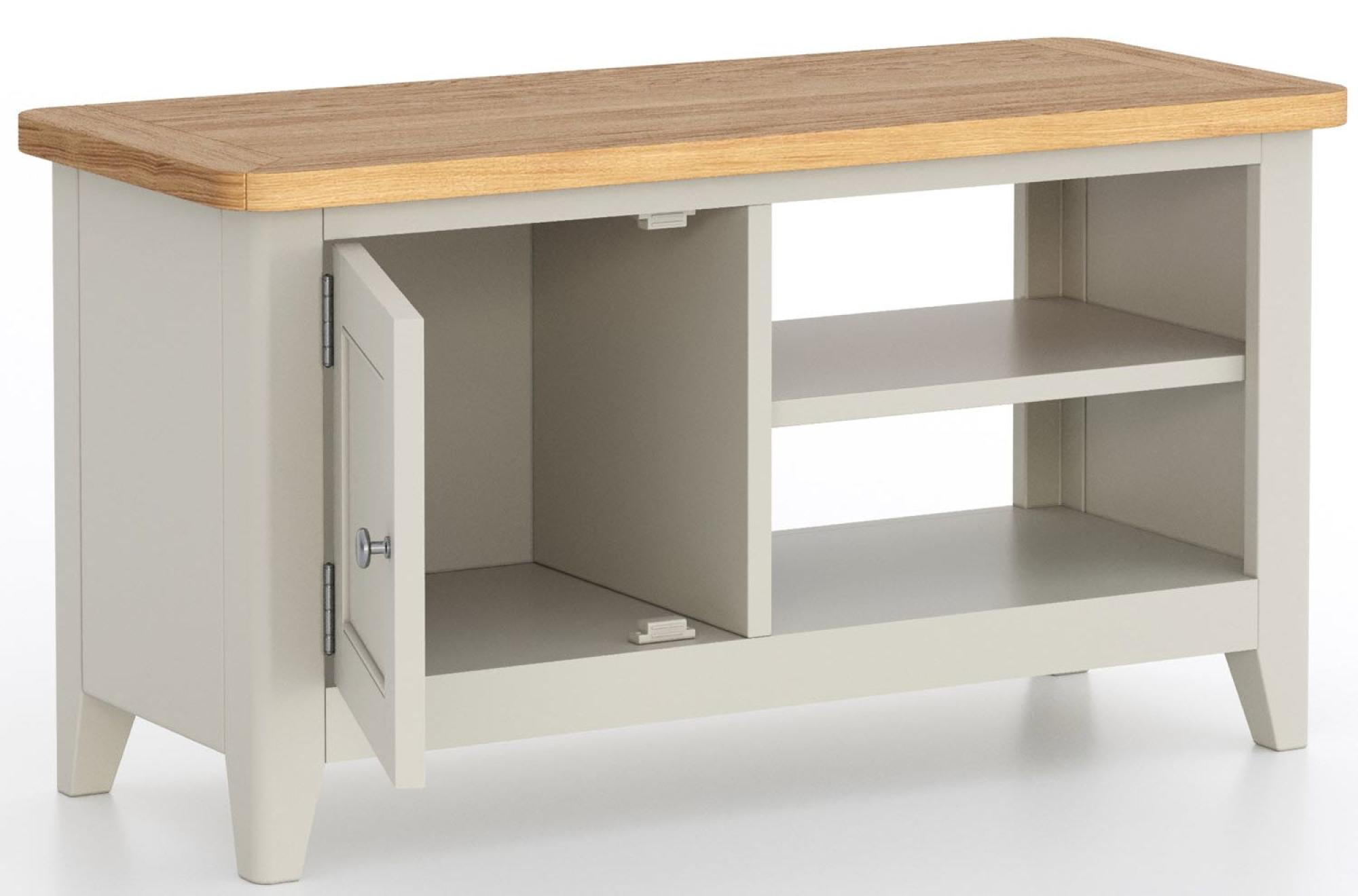 Product photograph of Arden Grey Painted 90cm Tv Unit from Choice Furniture Superstore.