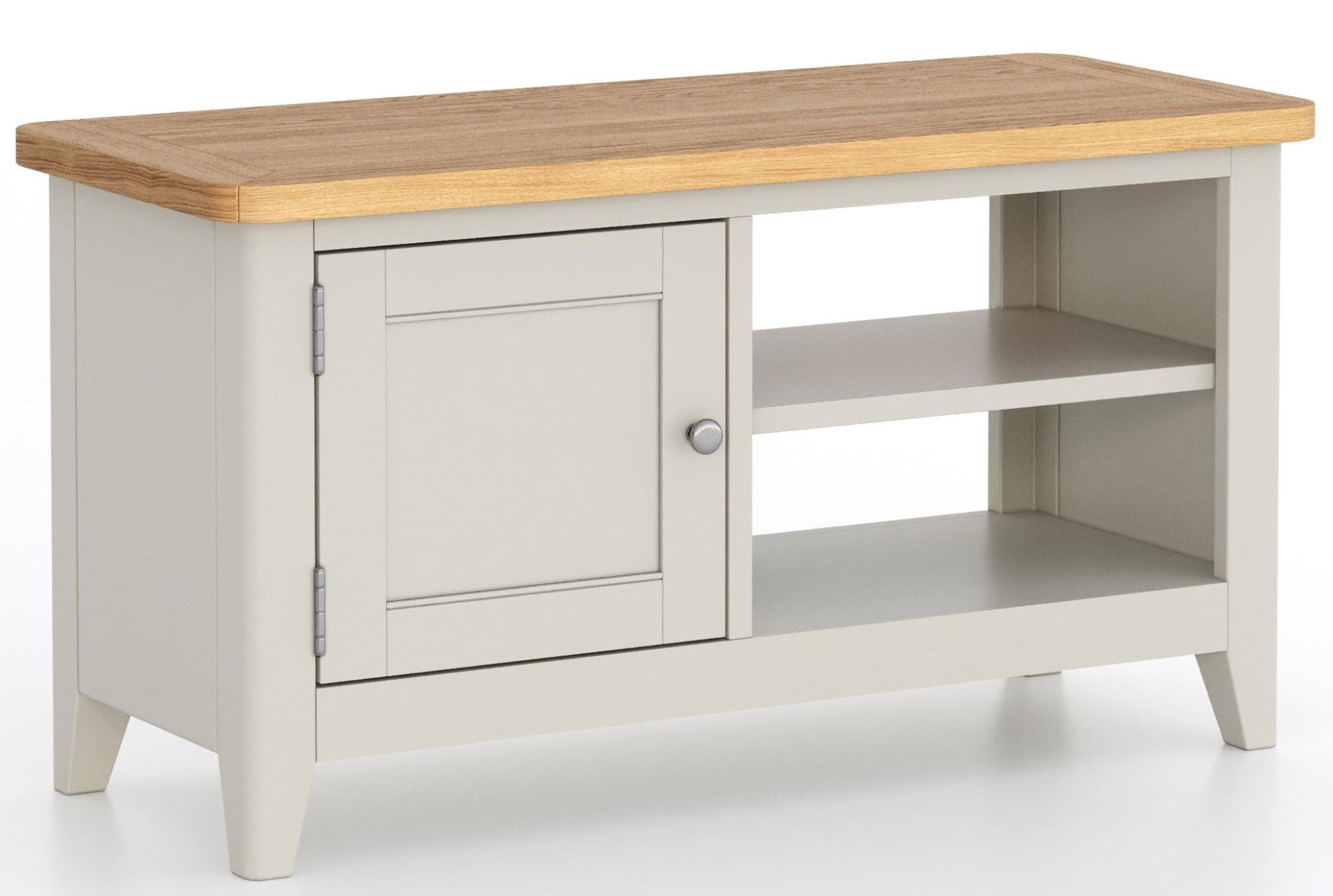 Product photograph of Arden Grey Painted 90cm Tv Unit from Choice Furniture Superstore.