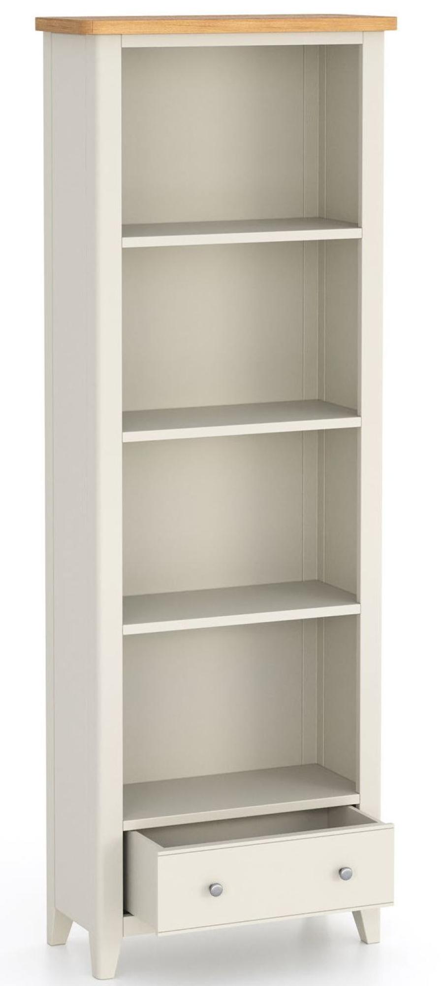 Product photograph of Arden Grey Painted Bookshelf from Choice Furniture Superstore.