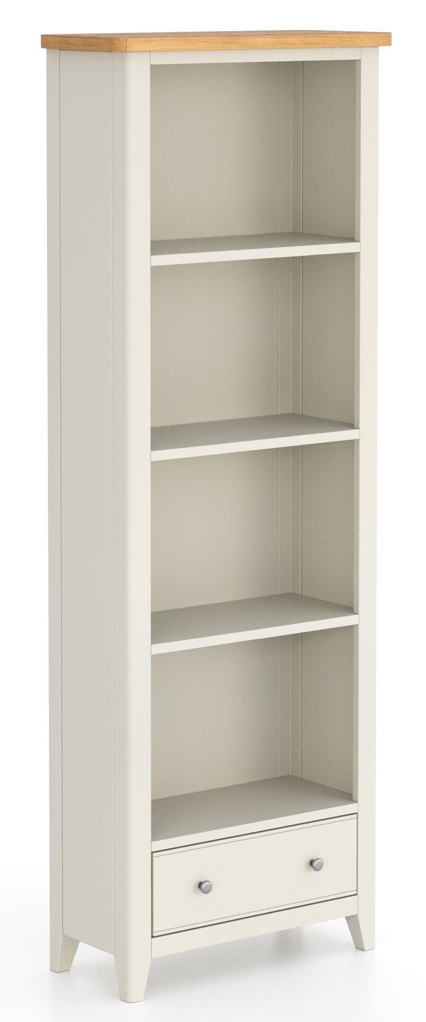 Product photograph of Arden Grey Painted Bookshelf from Choice Furniture Superstore.