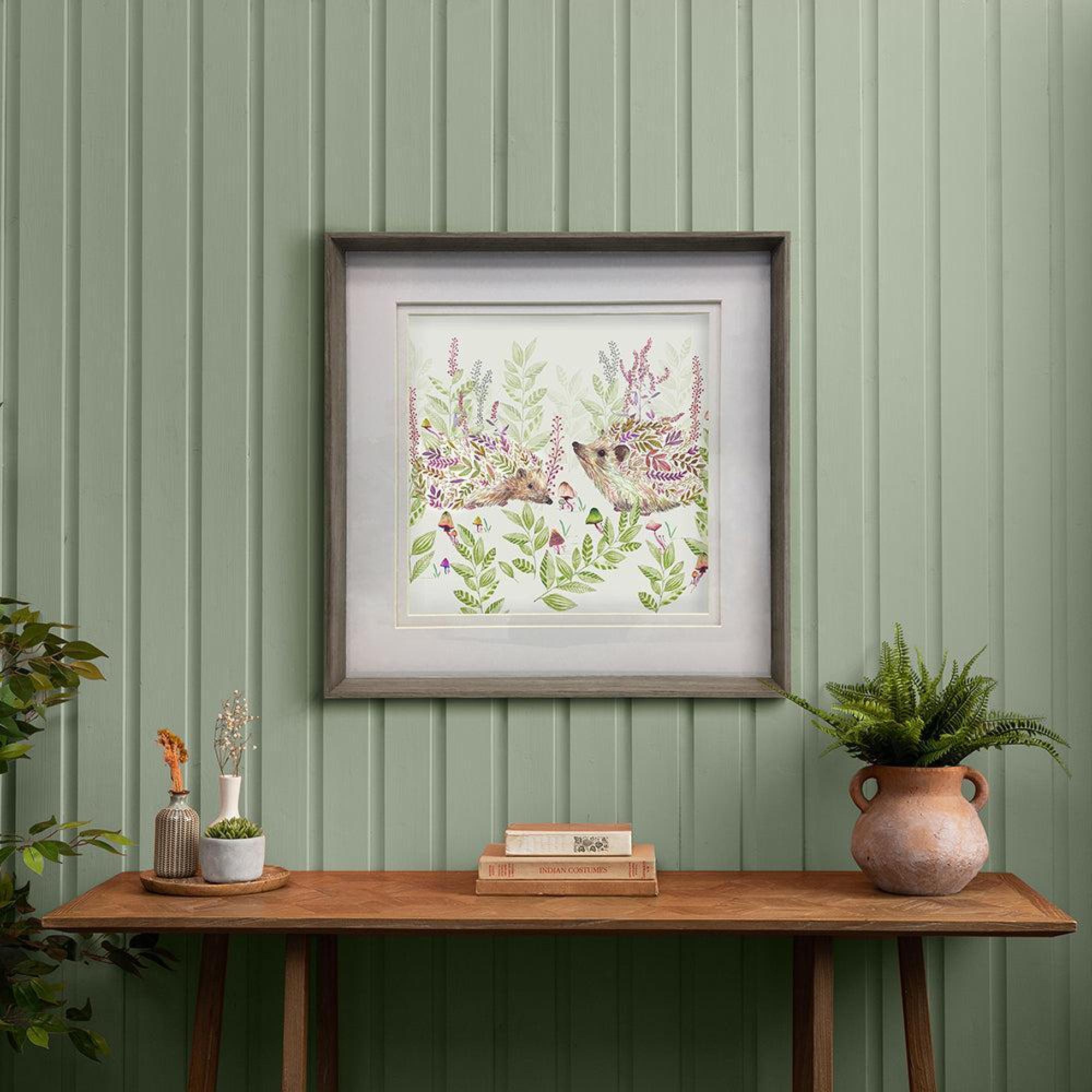 Product photograph of Voyage Maison Buttons And Ginger Nut Linen Framed Print from Choice Furniture Superstore.