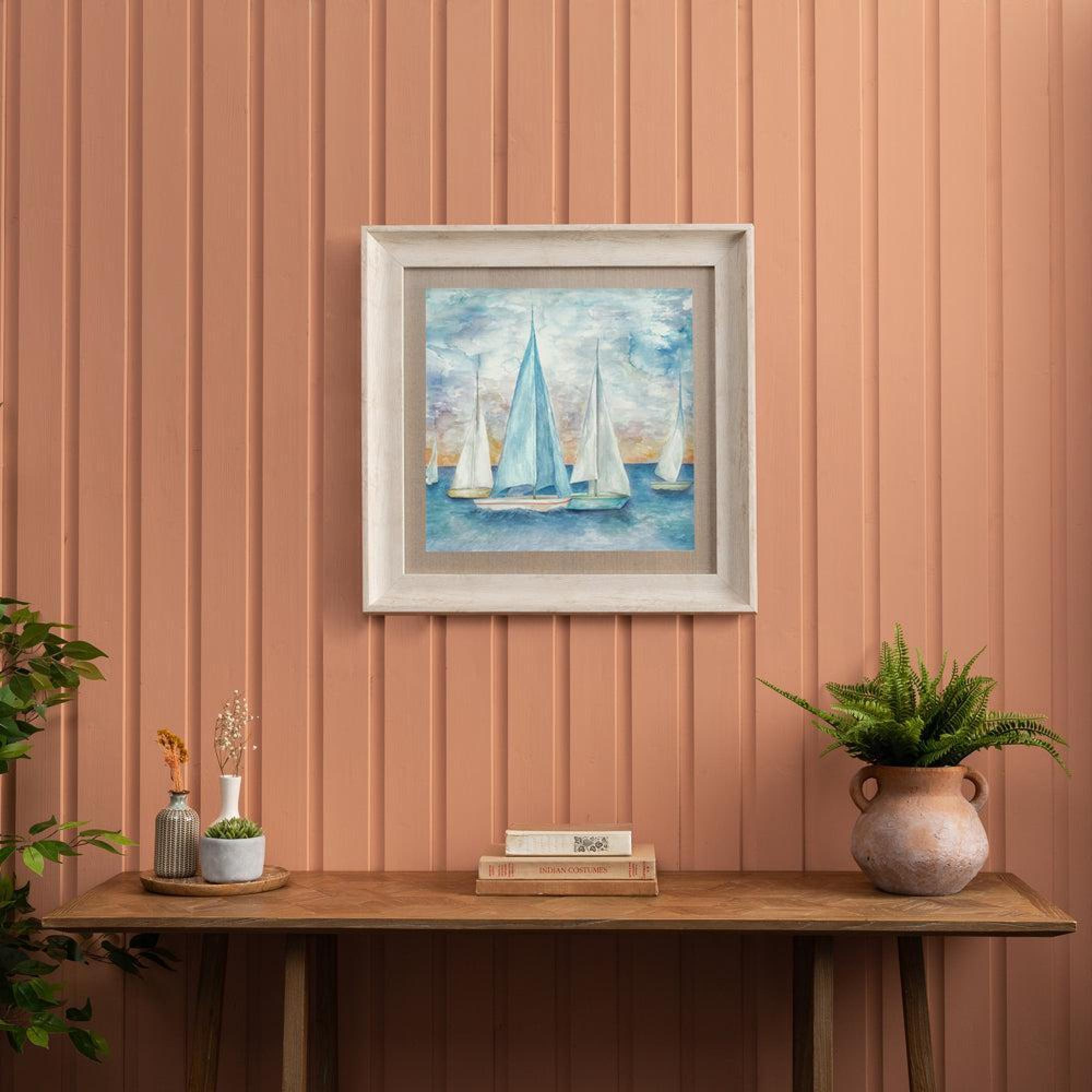 Product photograph of Voyage Maison Cunningham Birch Framed Print - 68cm X 68cm from Choice Furniture Superstore.