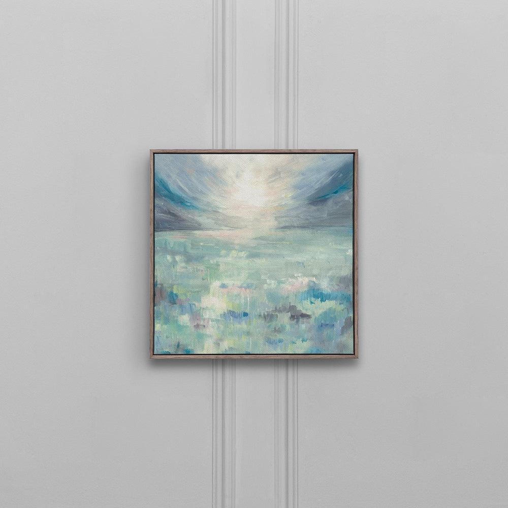 Product photograph of Voyage Maison Dusky Stone Isles Framed Canvas from Choice Furniture Superstore.