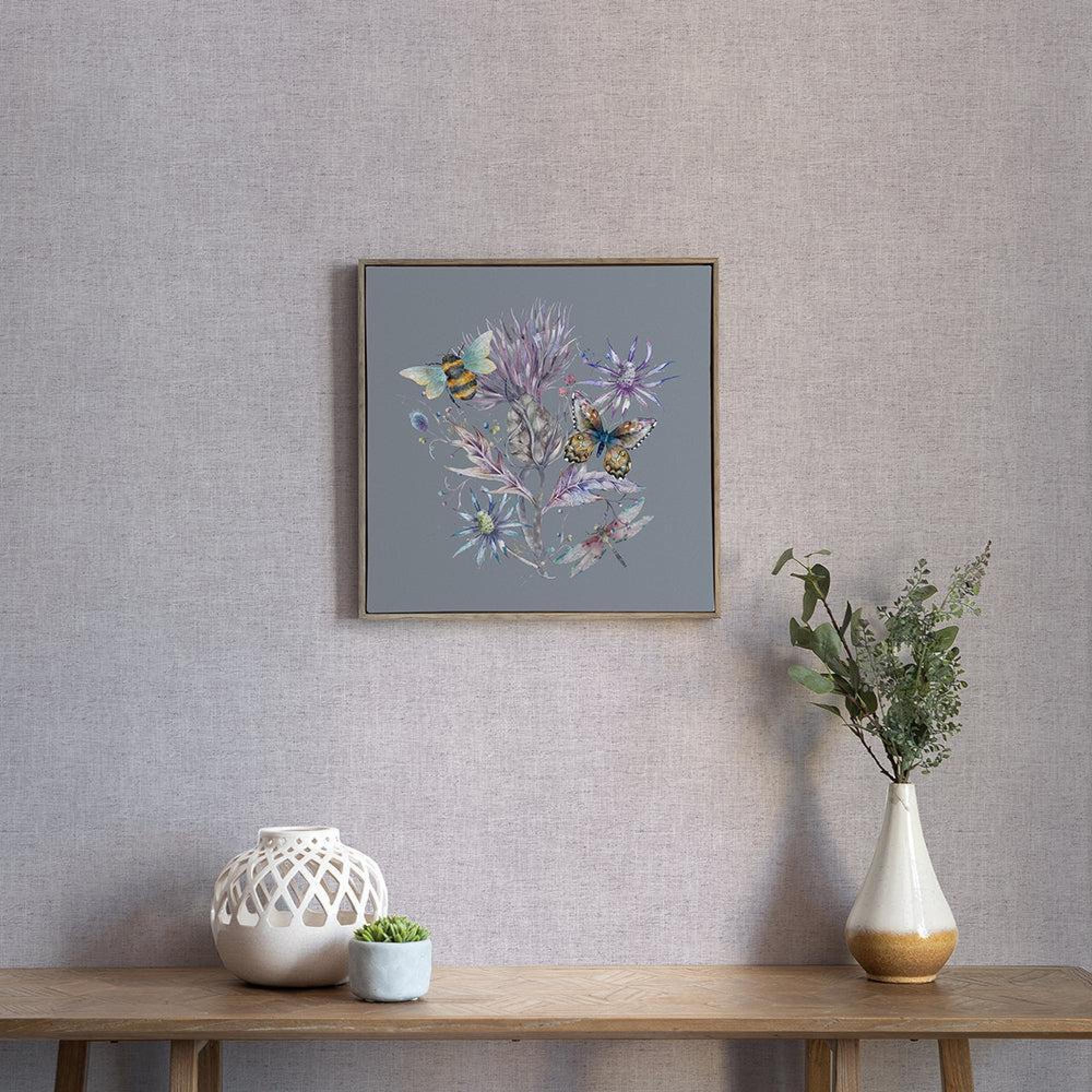 Product photograph of Voyage Maison Elysium Storm Stone Framed Canvas - 49cm X 49cm from Choice Furniture Superstore.