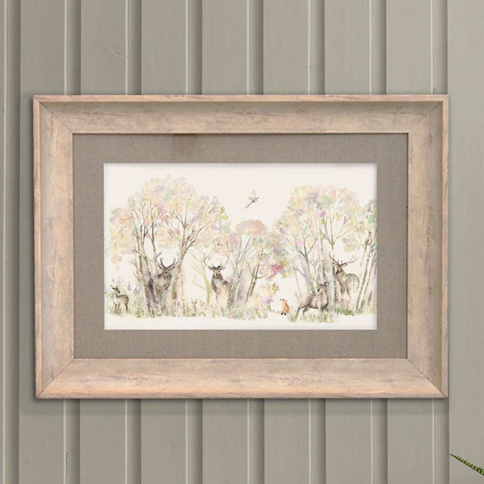 Product photograph of Voyage Maison Enchanted Forest Birch Framed Print from Choice Furniture Superstore.