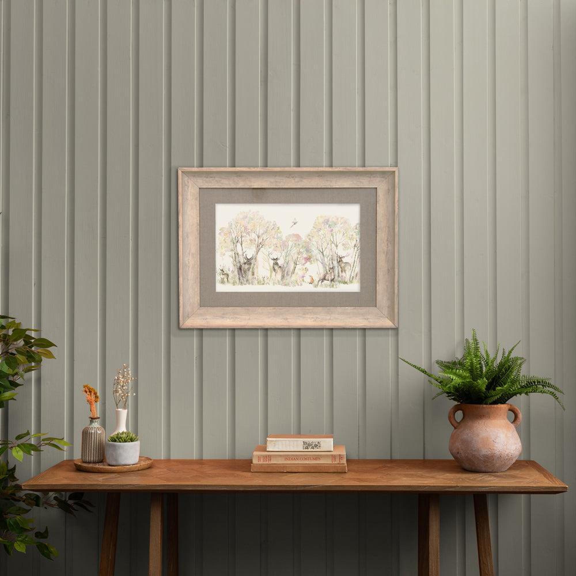 Product photograph of Voyage Maison Enchanted Forest Birch Framed Print from Choice Furniture Superstore.