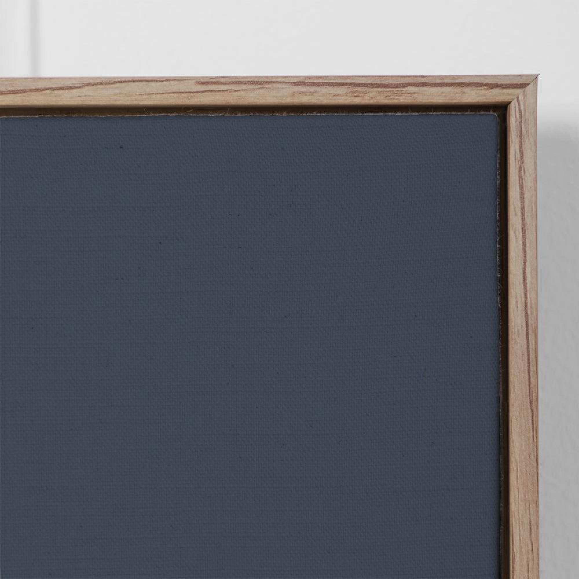 Product photograph of Voyage Maison Fortazela Stone Sapphire Framed Canvas from Choice Furniture Superstore.