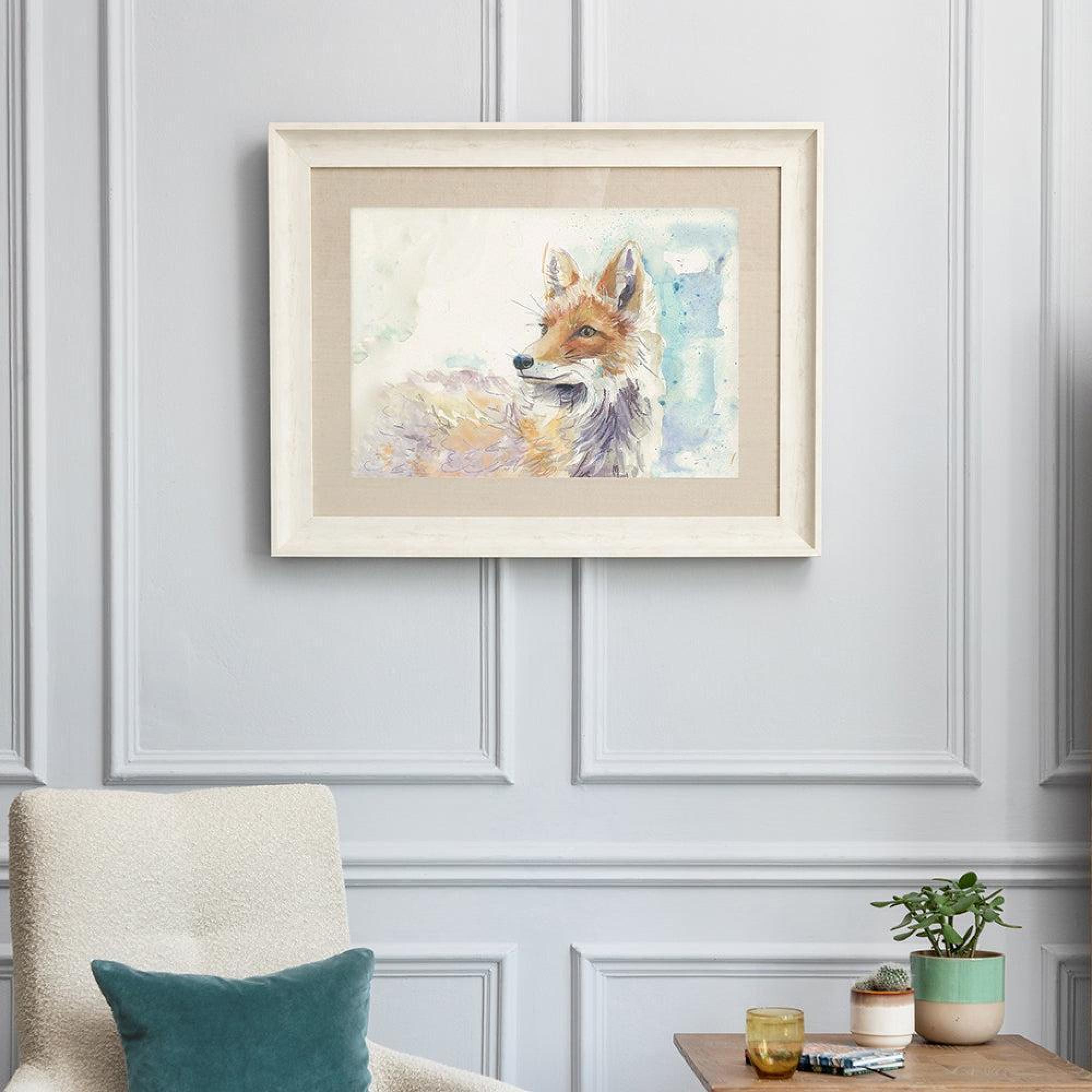 Product photograph of Voyage Maison Foxy Birch Framed Print from Choice Furniture Superstore.