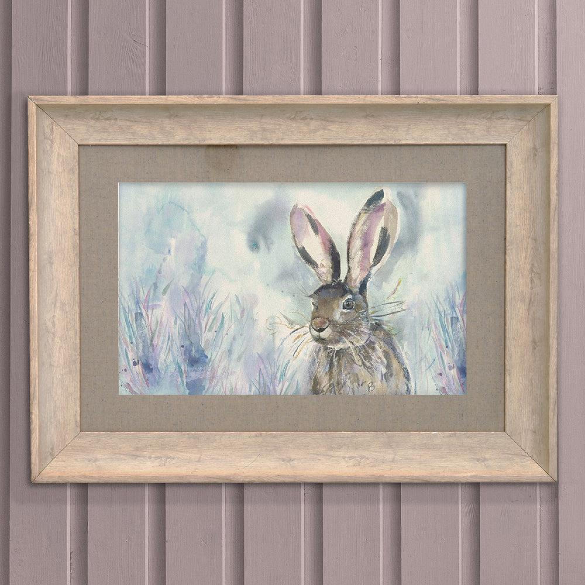 Product photograph of Voyage Maison Harriet Hare Birch Framed Print from Choice Furniture Superstore.