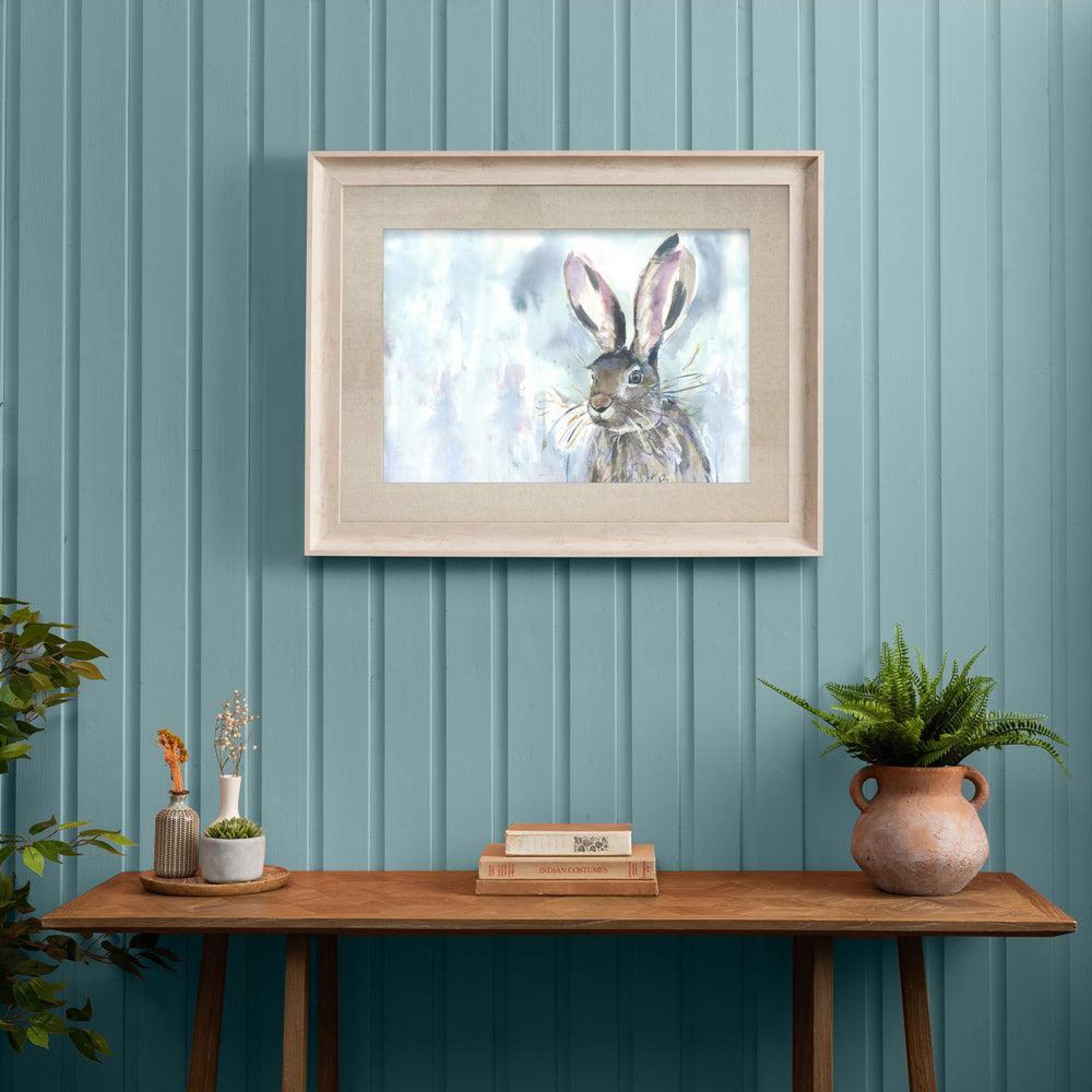 Product photograph of Voyage Maison Harriet Hare Birch Framed Print - 70cm X 90cm from Choice Furniture Superstore.