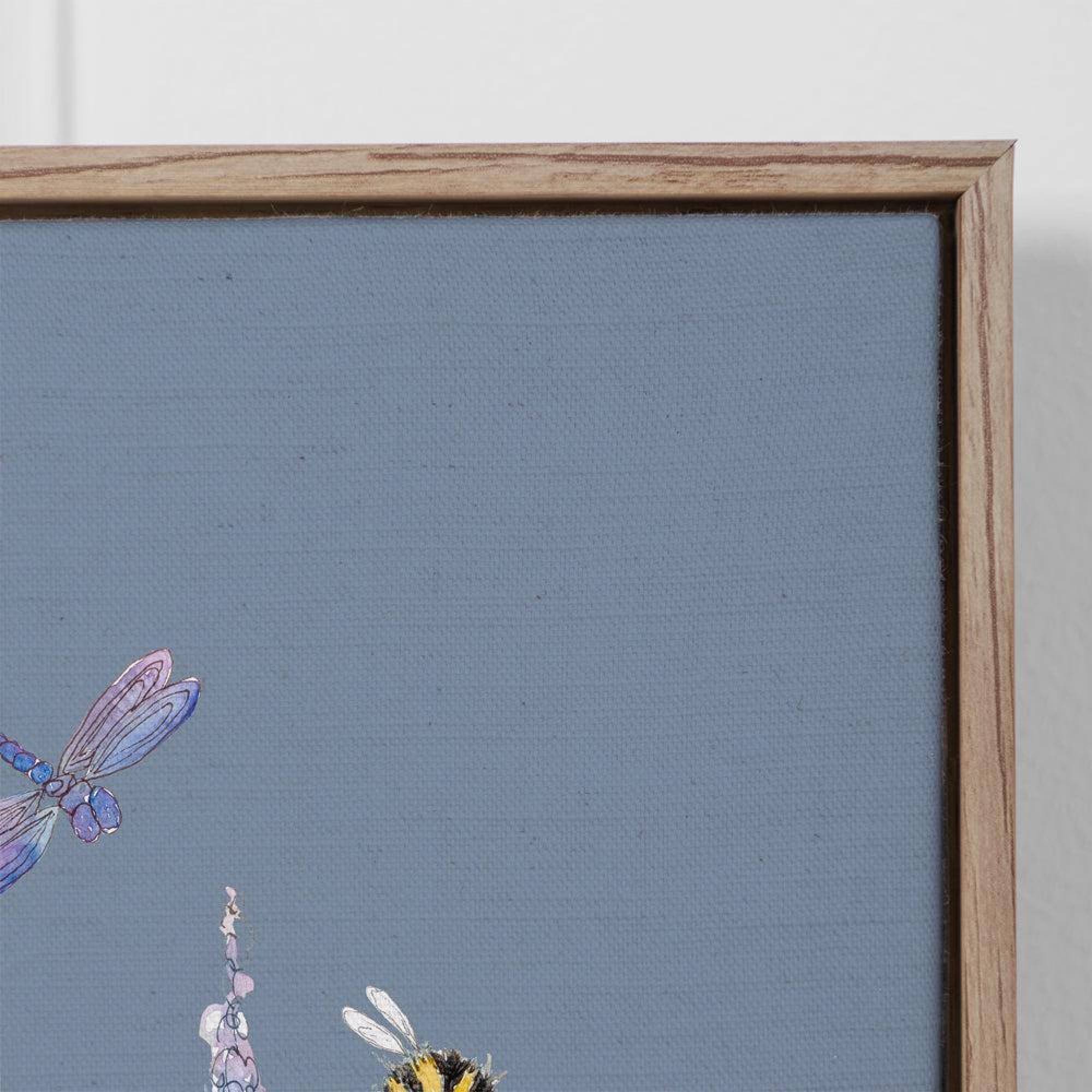 Product photograph of Voyage Maison Hermione Bluebell Framed Canvas - 181cm X 140cm from Choice Furniture Superstore.