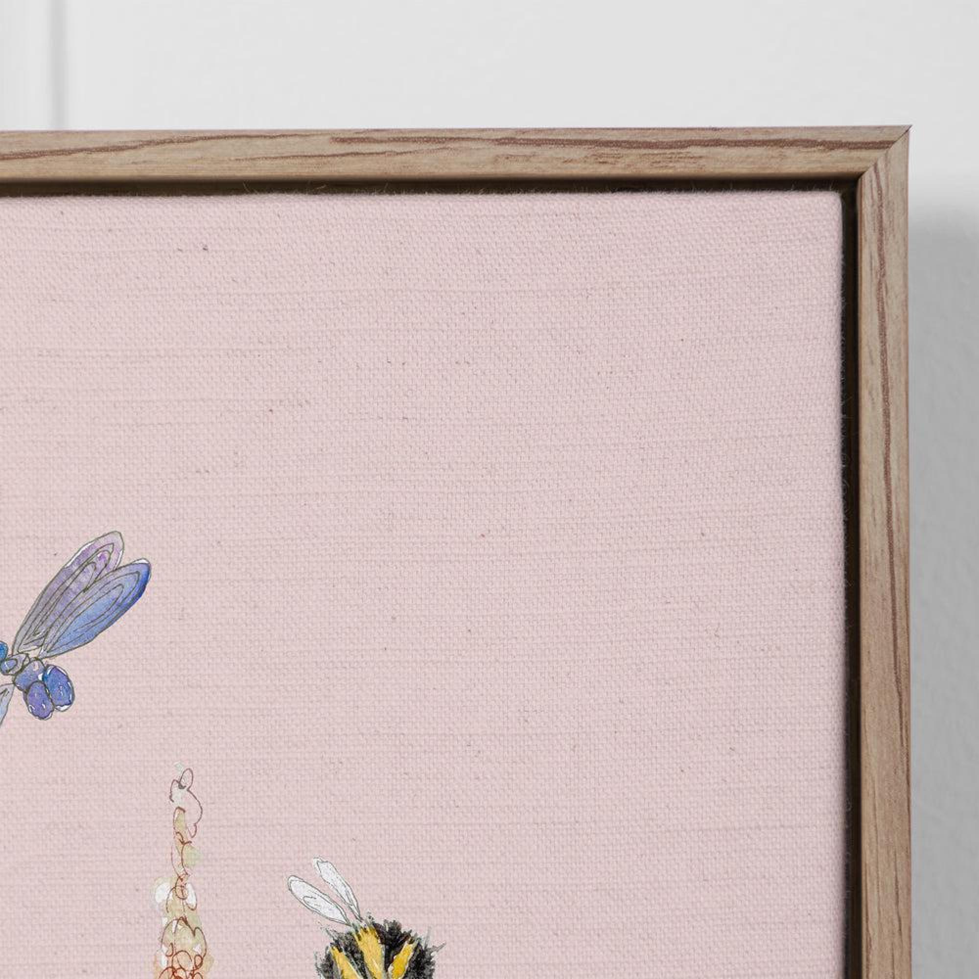 Product photograph of Voyage Maison Hermione Blush Framed Canvas from Choice Furniture Superstore.