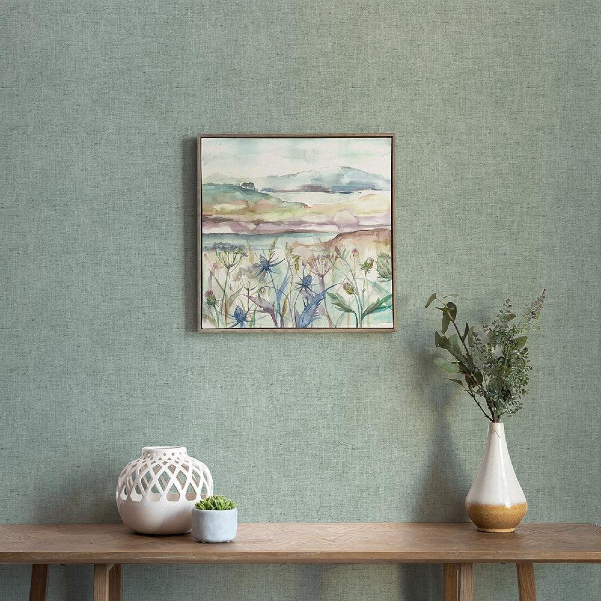 Product photograph of Voyage Maison Highland Haze Stone Framed Canvas from Choice Furniture Superstore.