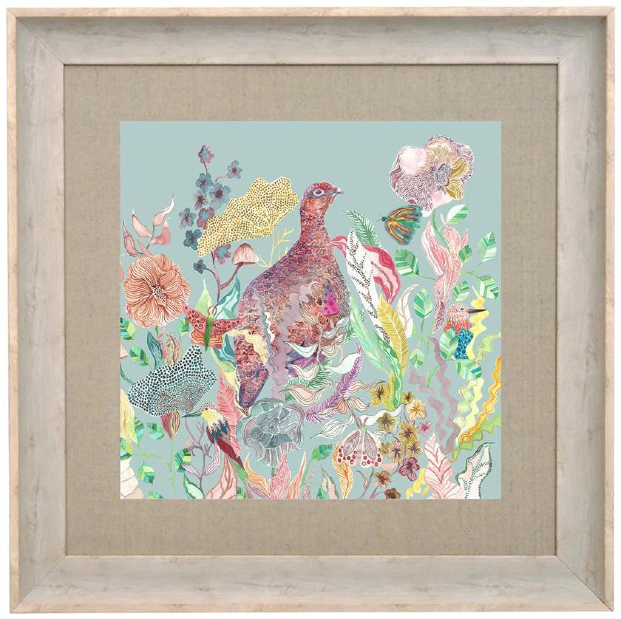 Product photograph of Voyage Maison Lady Grouse Birch Framed Print from Choice Furniture Superstore.