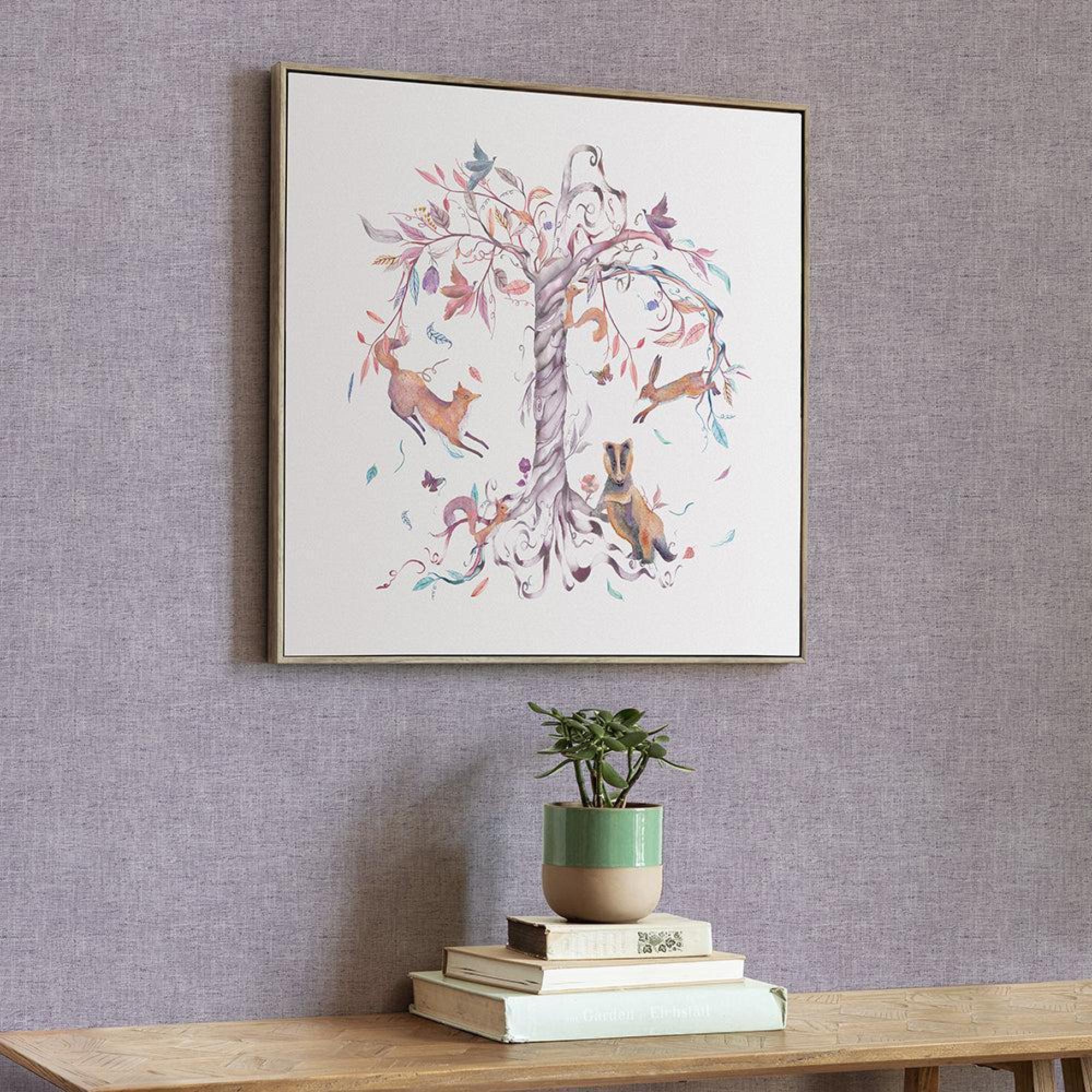 Product photograph of Voyage Maison Leaping Into The Fauna Stone Framed Canvas from Choice Furniture Superstore.