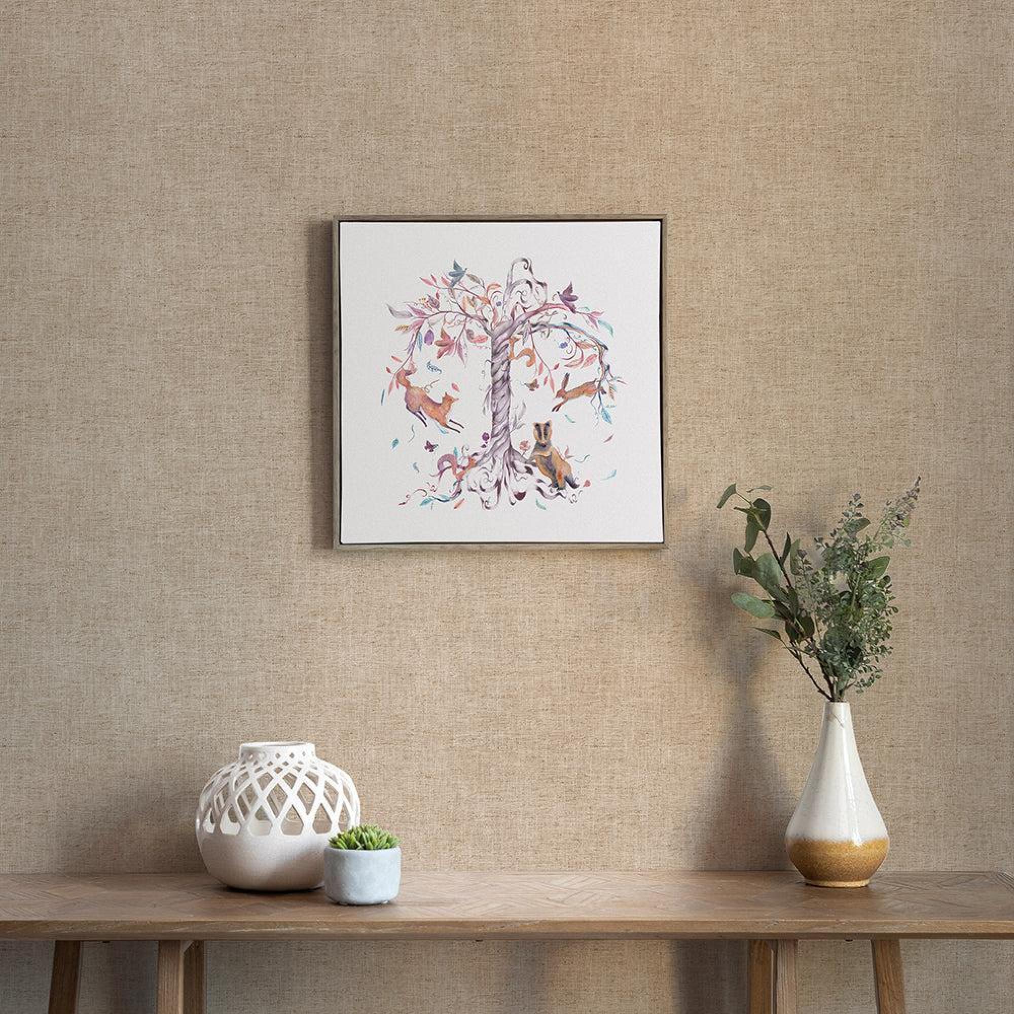 Product photograph of Voyage Maison Leaping Into The Fauna Stone Framed Canvas from Choice Furniture Superstore.