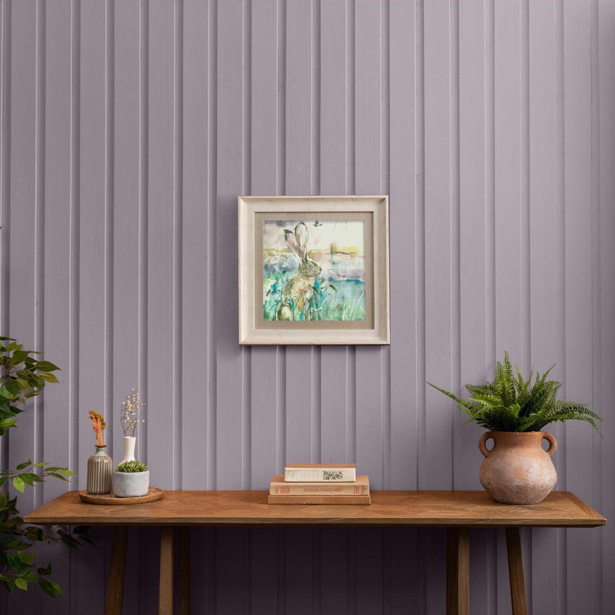 Product photograph of Voyage Maison Morning Hare Birch Framed Print from Choice Furniture Superstore.