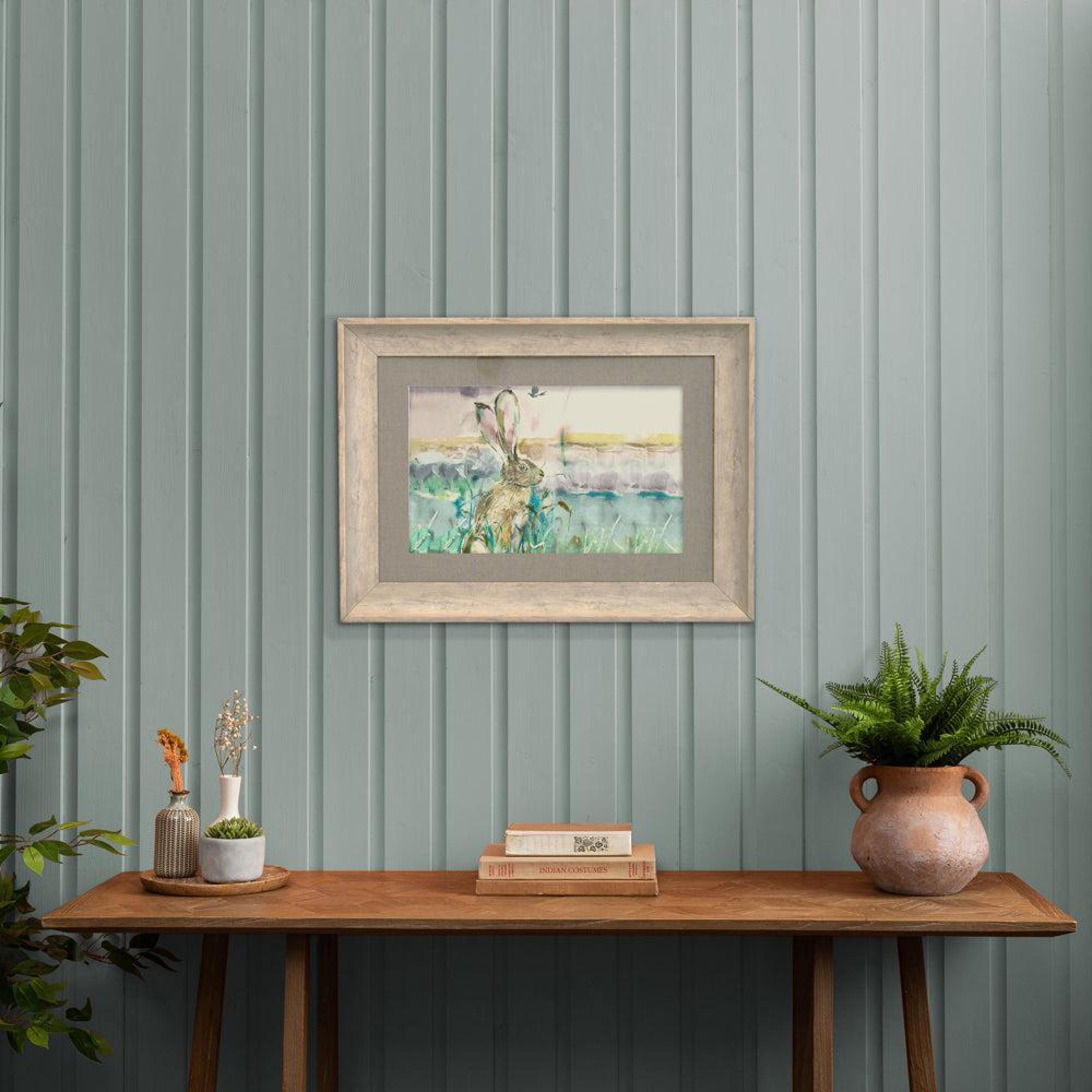 Product photograph of Voyage Maison Morning Hare Birch Framed Print from Choice Furniture Superstore.