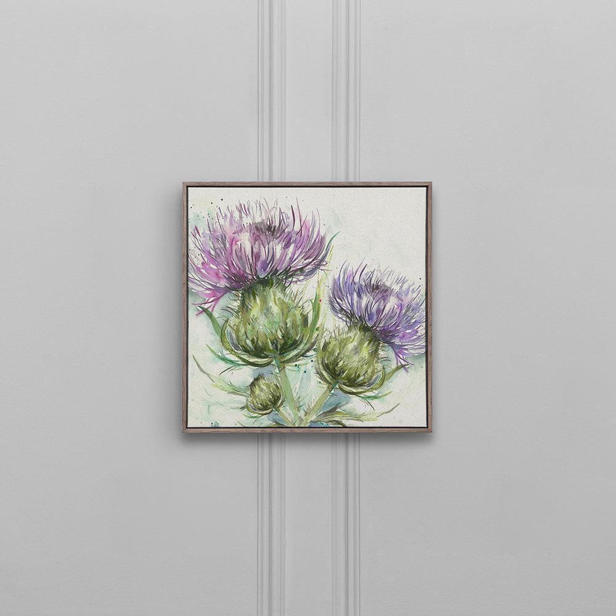 Product photograph of Voyage Maison Mystic Stone Moorland Framed Canvas from Choice Furniture Superstore.