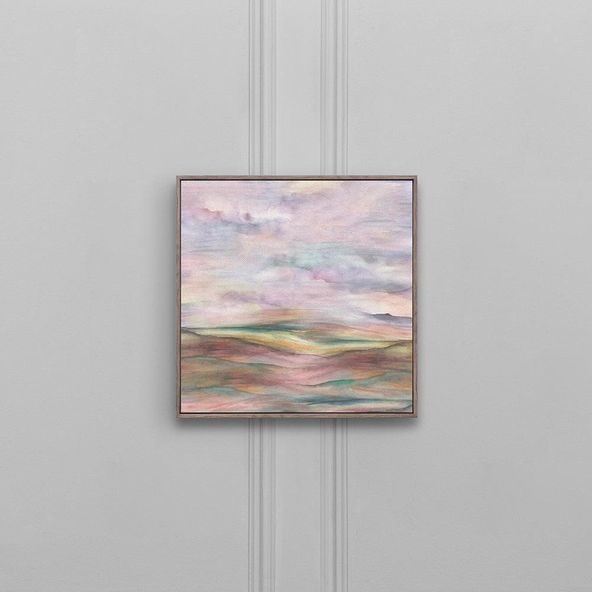 Product photograph of Voyage Maison Narnain Stone Framed Canvas from Choice Furniture Superstore.