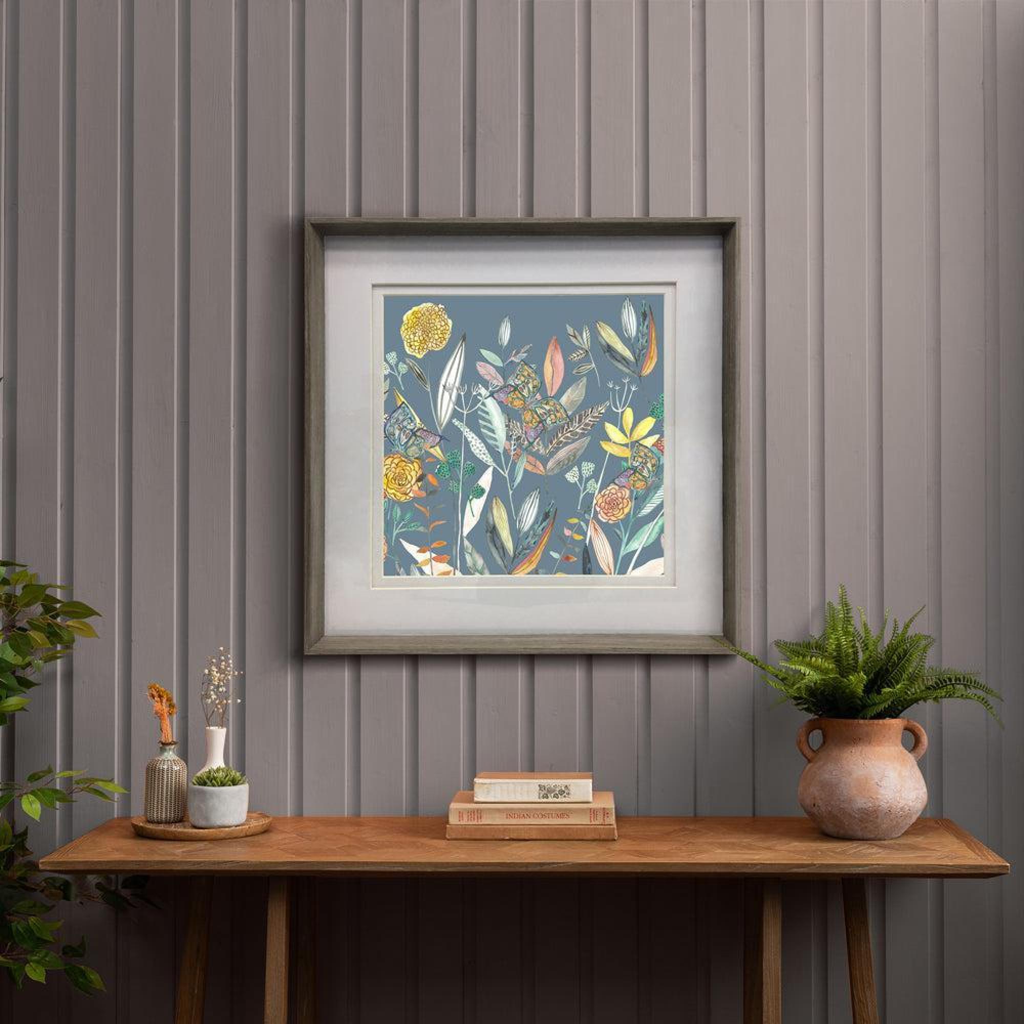 Product photograph of Voyage Maison Orchard Nut And Twilight Framed Print from Choice Furniture Superstore.