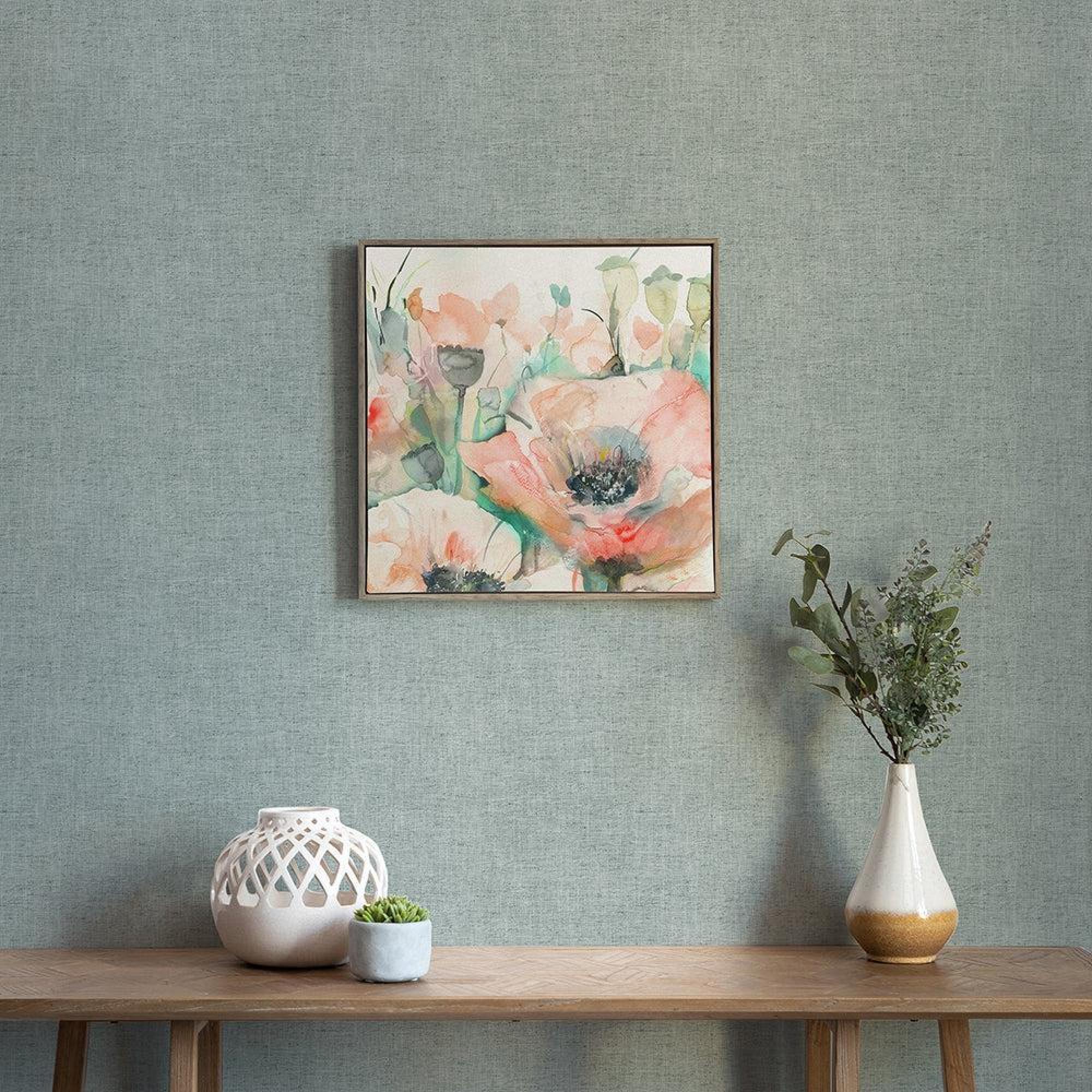 Product photograph of Voyage Maison Papavera Biscay Stone Framed Canvas from Choice Furniture Superstore.