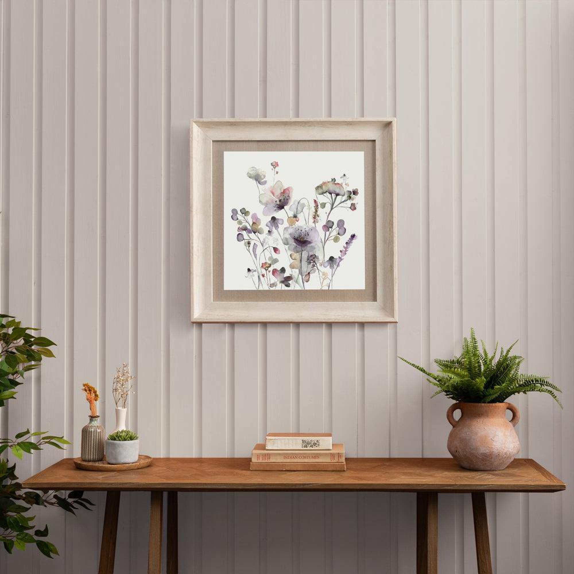 Product photograph of Voyage Maison Pimelea Birch And Boysenberry Framed Print from Choice Furniture Superstore.