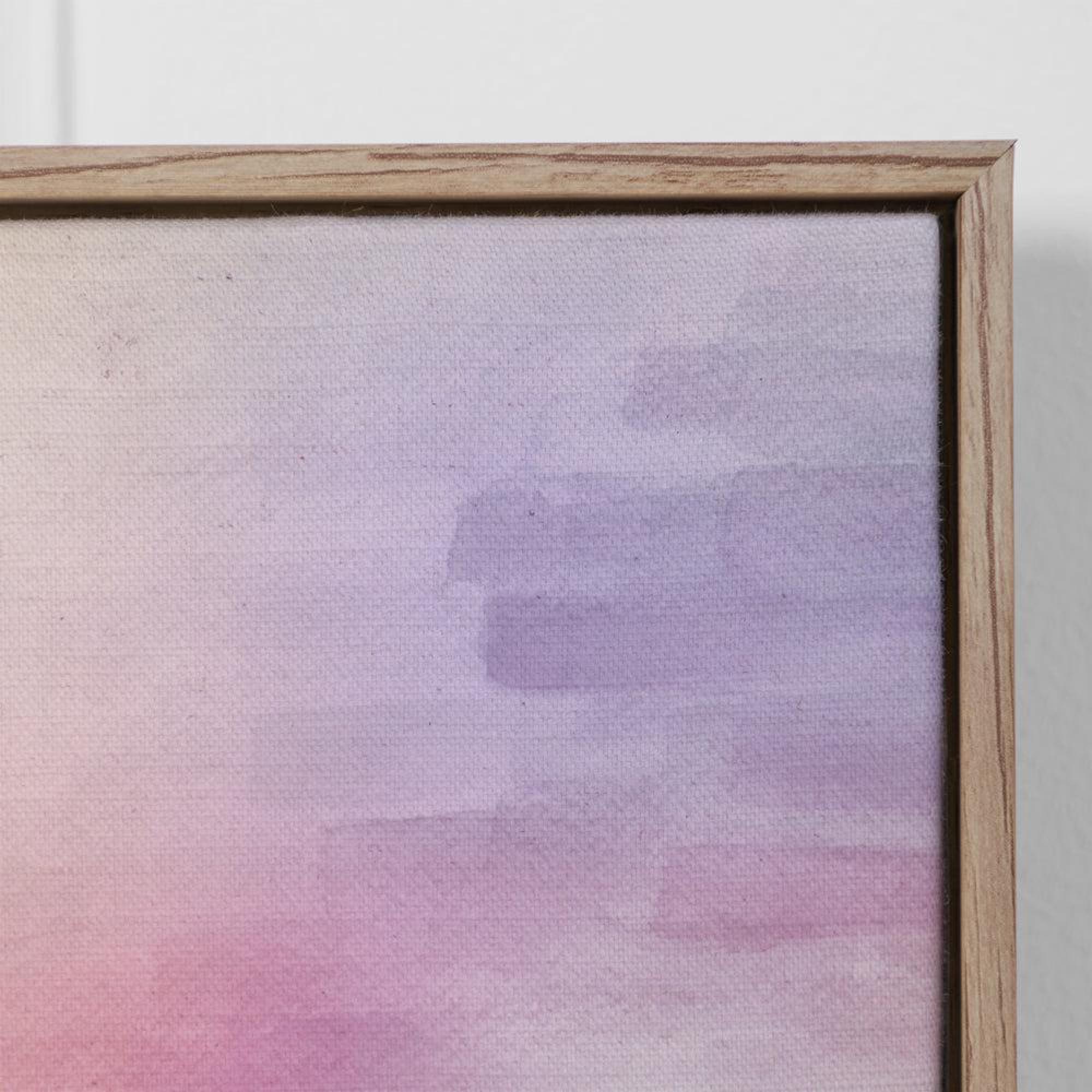 Product photograph of Voyage Maison Tulla Elderberry Stone Framed Canvas from Choice Furniture Superstore.