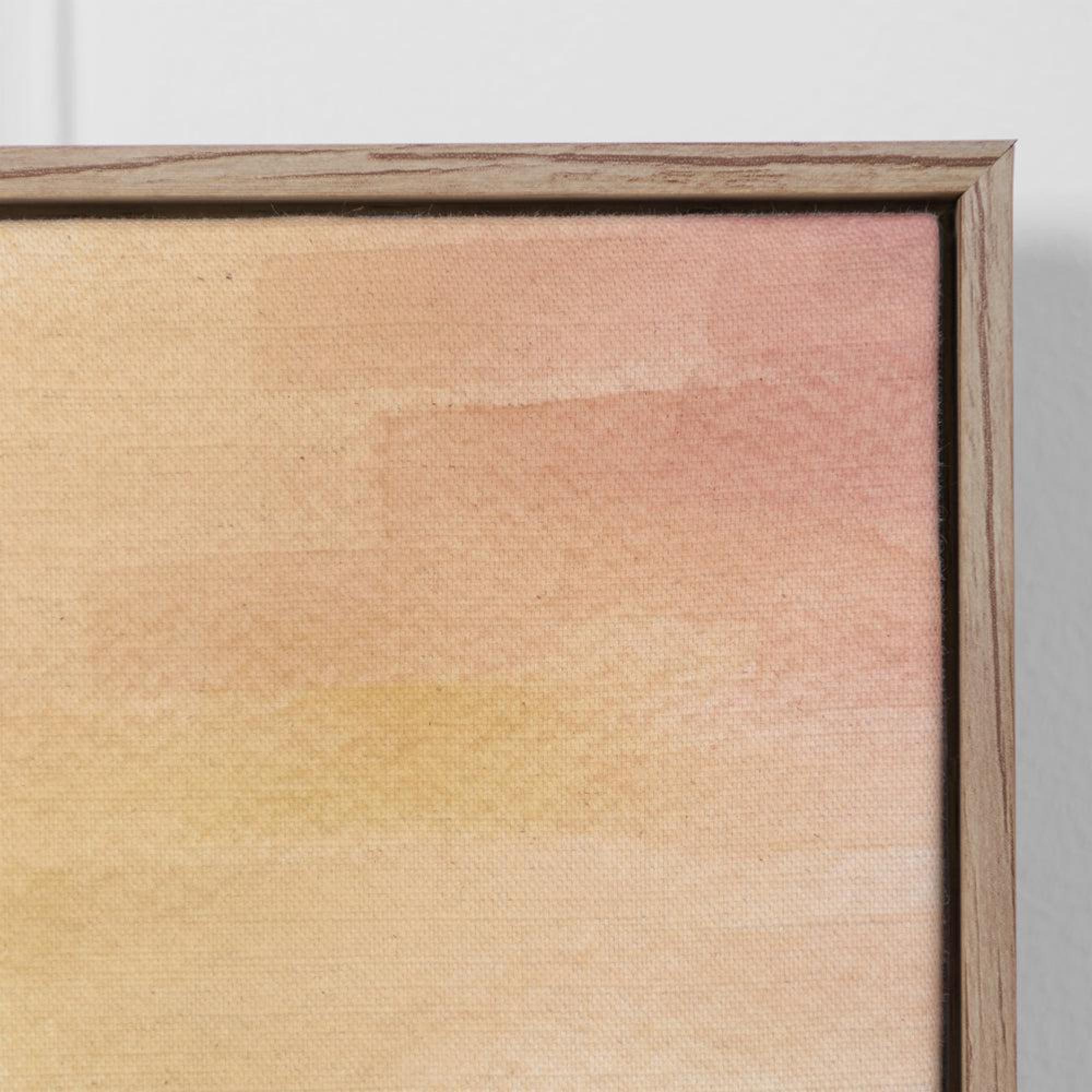 Product photograph of Voyage Maison Tulla Saffron Stone Framed Canvas from Choice Furniture Superstore.