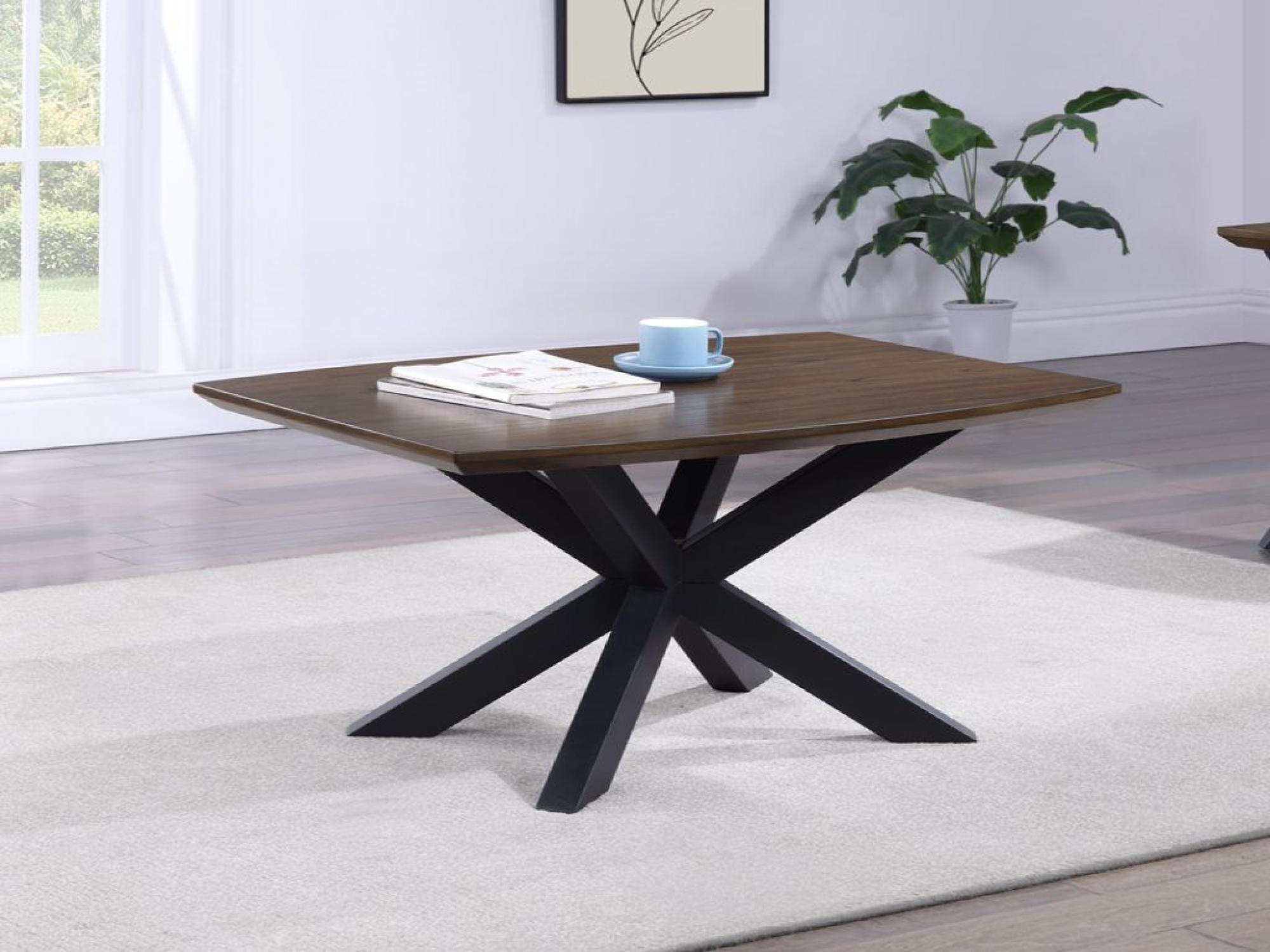 Product photograph of Nevada Mindi Wood Curved Coffee Table from Choice Furniture Superstore.