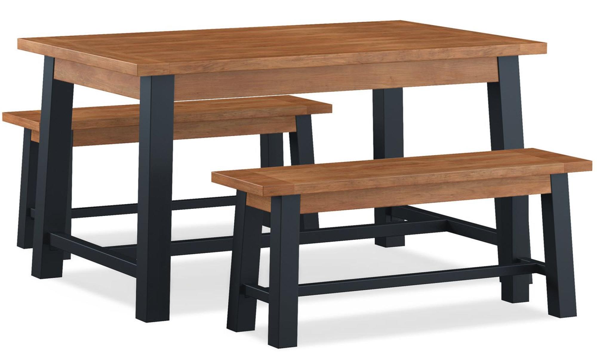 Product photograph of Elias Acacia 6 Seater Dining Table from Choice Furniture Superstore.