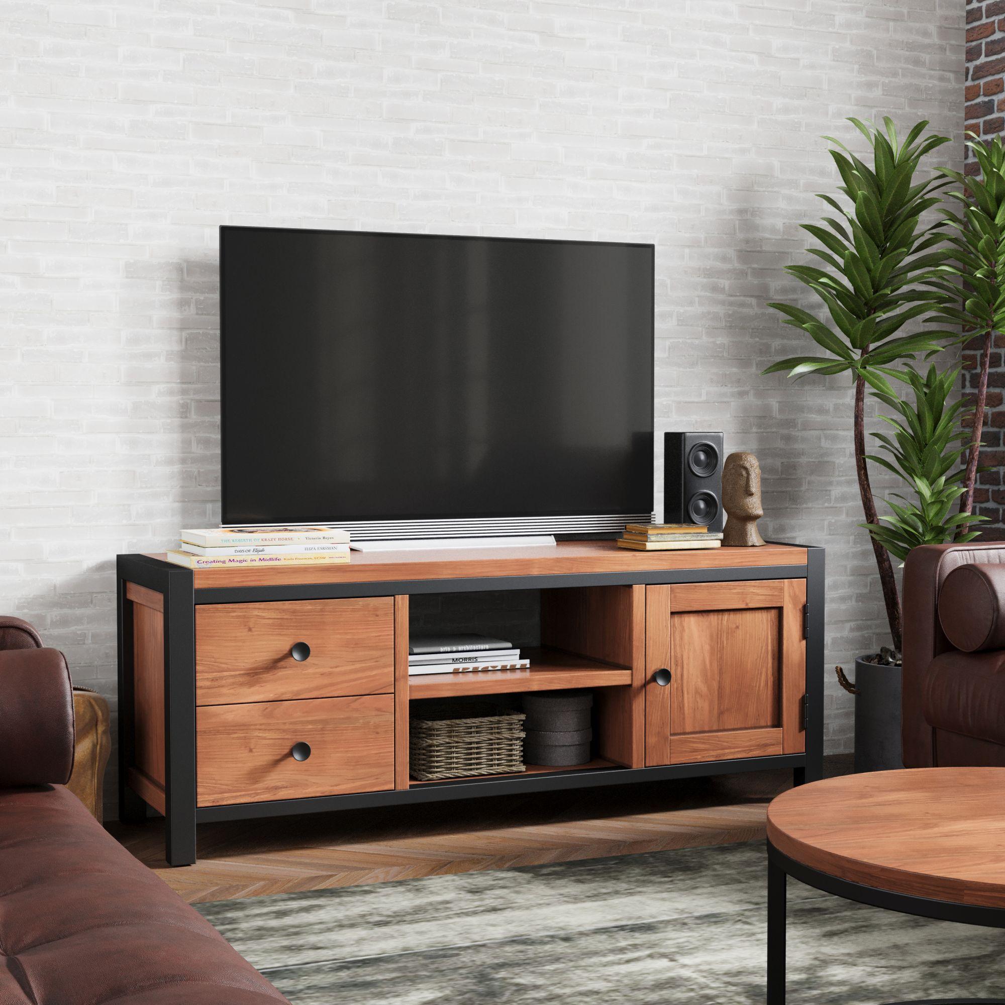 Product photograph of Elias Acacia 125cm Tv Unit from Choice Furniture Superstore.