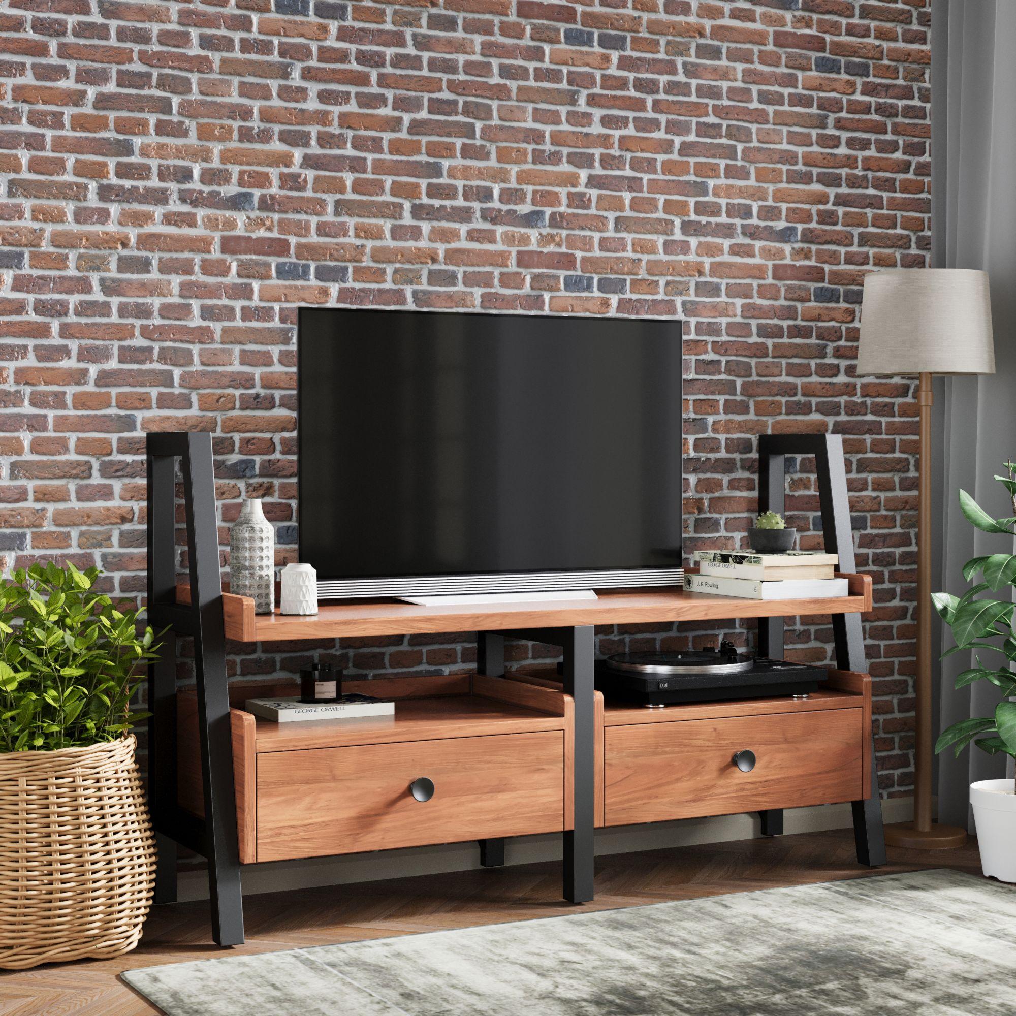 Product photograph of Elias Acacia 135cm Tv Unit from Choice Furniture Superstore.