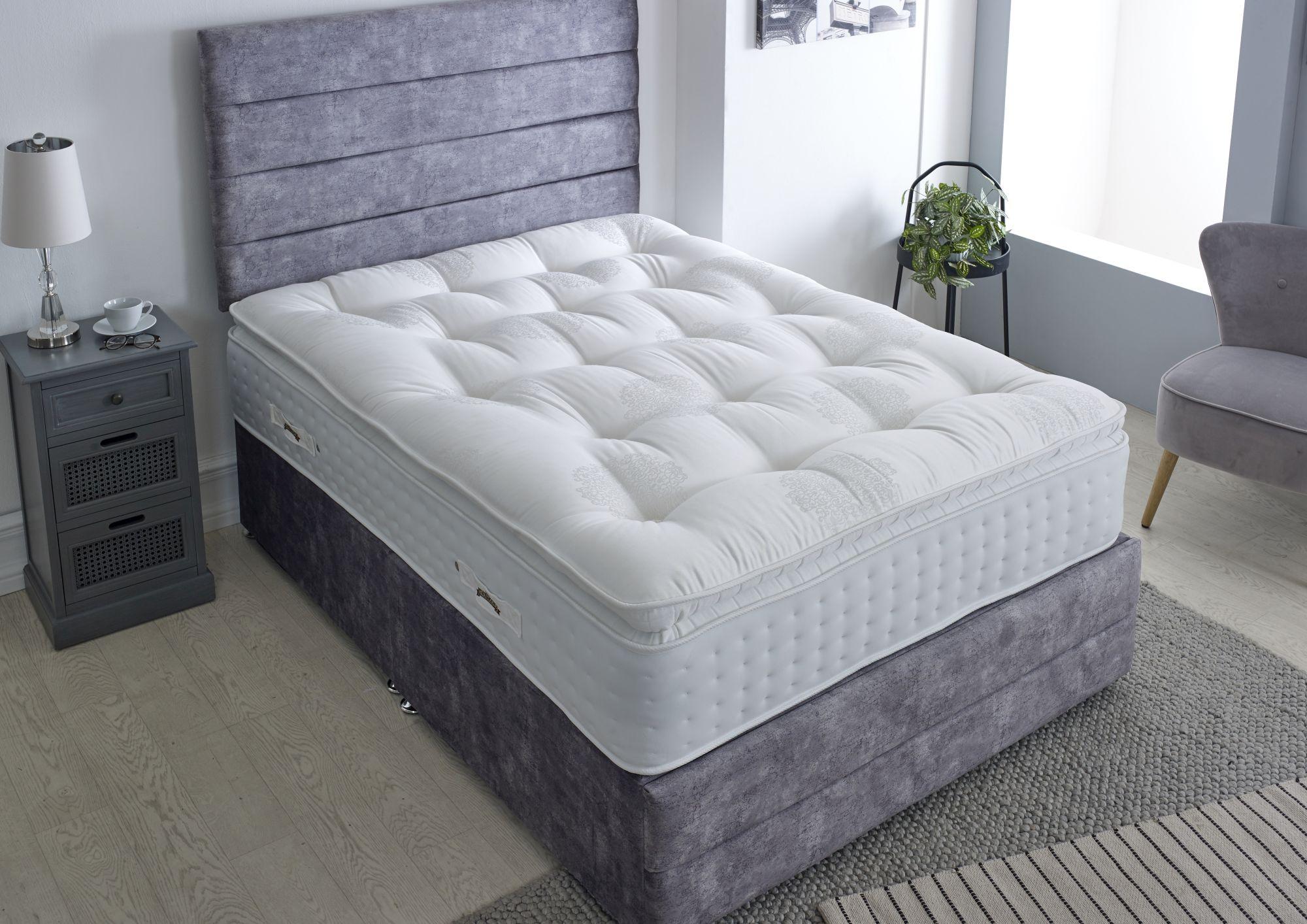 Product photograph of Dura Beds Natural Firm Edge Heritage 6000 Platinum Pocket Spring Mattress from Choice Furniture Superstore.