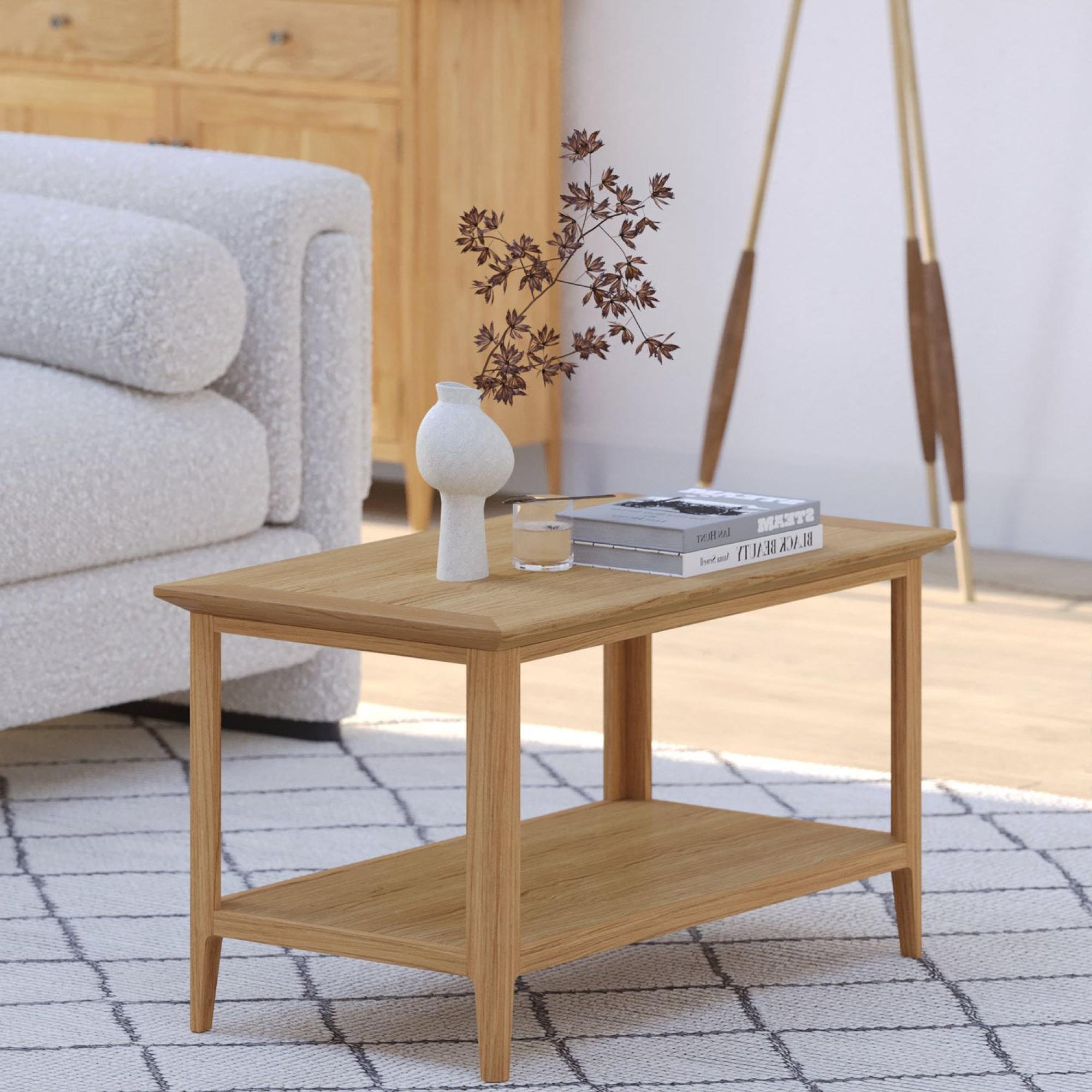 Product photograph of Salvo Oak Coffee Table from Choice Furniture Superstore.