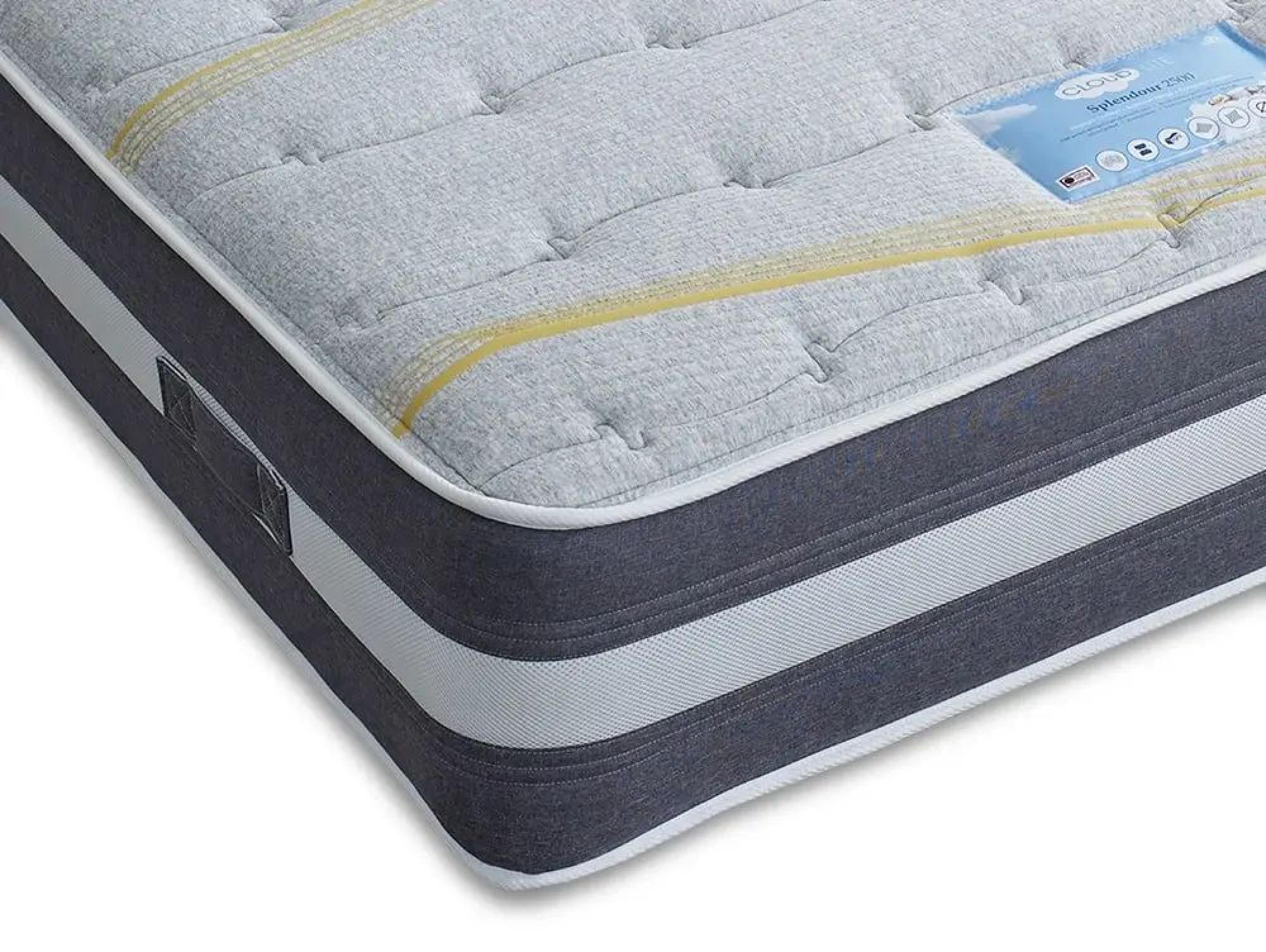 Product photograph of Dura Beds Firm Edge Cloud Lite Splendour 2500 Pocket Spring Mattress from Choice Furniture Superstore.