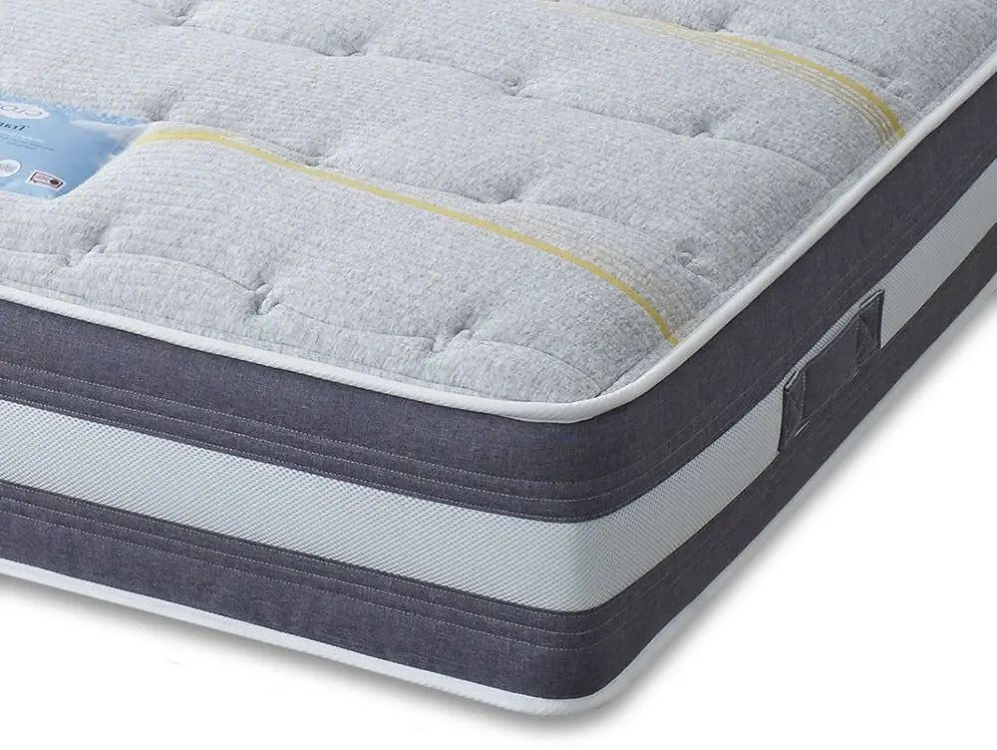 Product photograph of Dura Beds Firm Edge Cloud Lite Tranquility 1000 Pocket Spring Mattress from Choice Furniture Superstore.