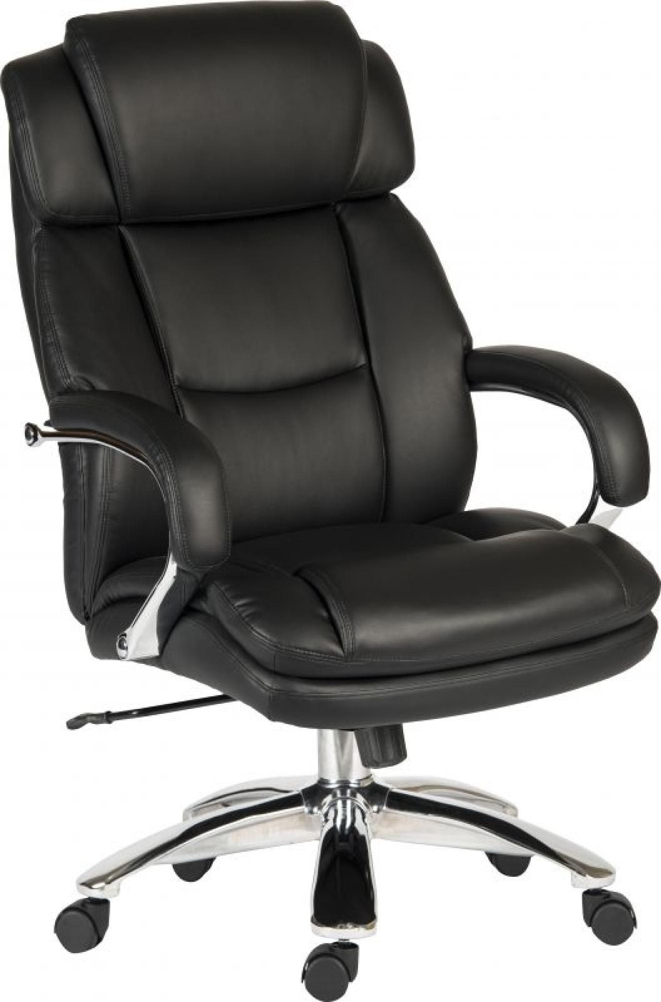 Product photograph of Teknik Colossus Black Bonded Leather Office Chair from Choice Furniture Superstore.