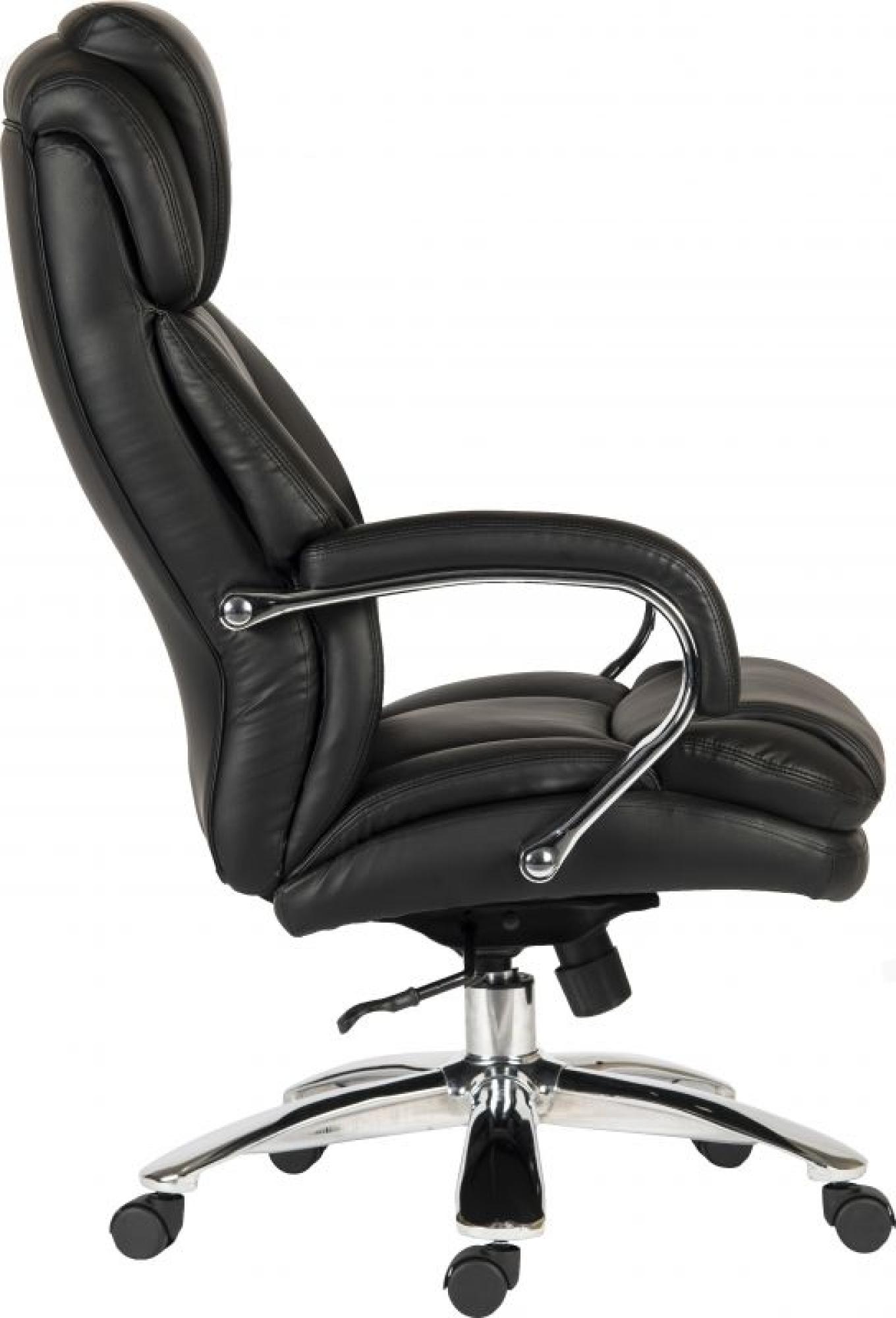 Product photograph of Teknik Colossus Black Bonded Leather Office Chair from Choice Furniture Superstore.