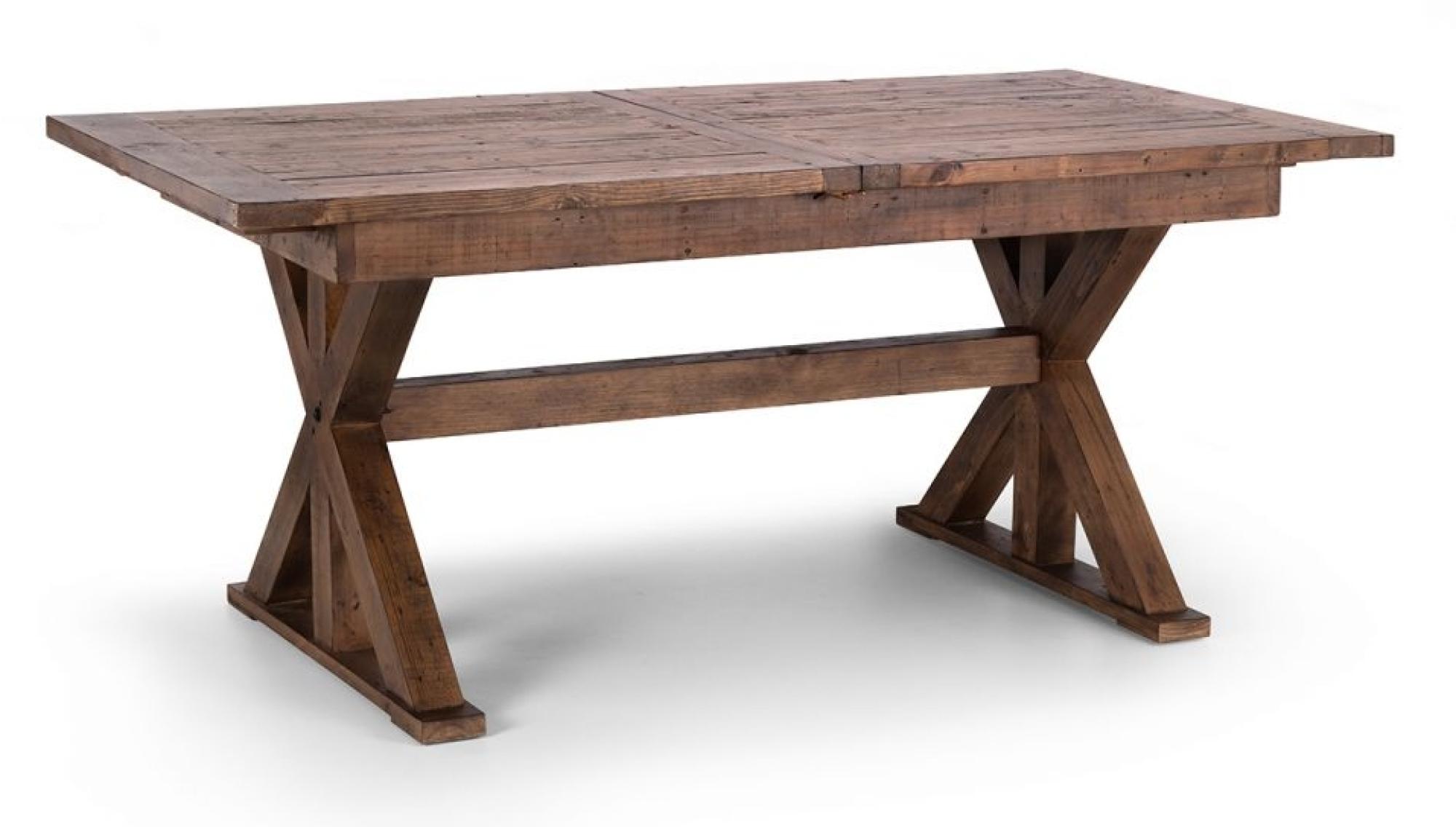 Product photograph of Chatsworth Reclaimed Pine 6-8 Seater Extending Dining Table from Choice Furniture Superstore.