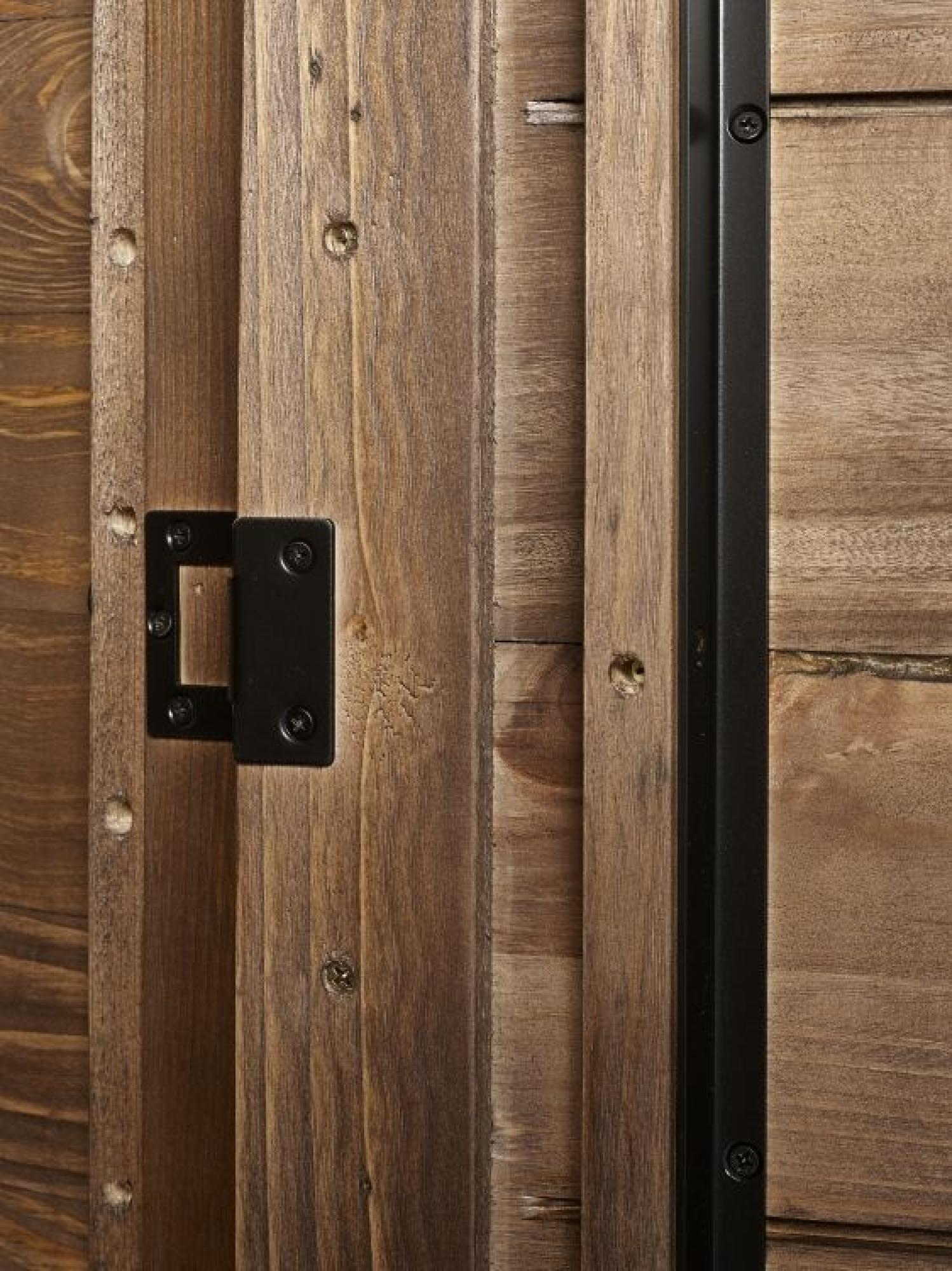 Product photograph of Heritage Reclaimed Pine 2 Door 2 Drawer Double Wardrobe from Choice Furniture Superstore.