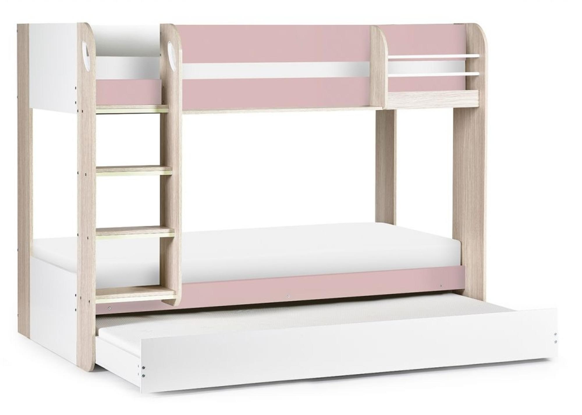 Product photograph of Mars Pink Bunk Underbed Pastel from Choice Furniture Superstore.