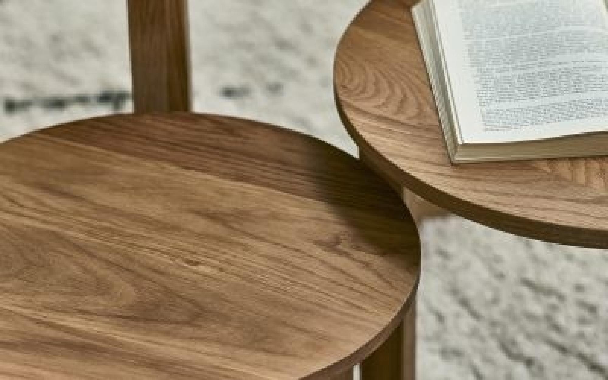 Product photograph of Nidri Oak Nest Of 3 Tables from Choice Furniture Superstore.