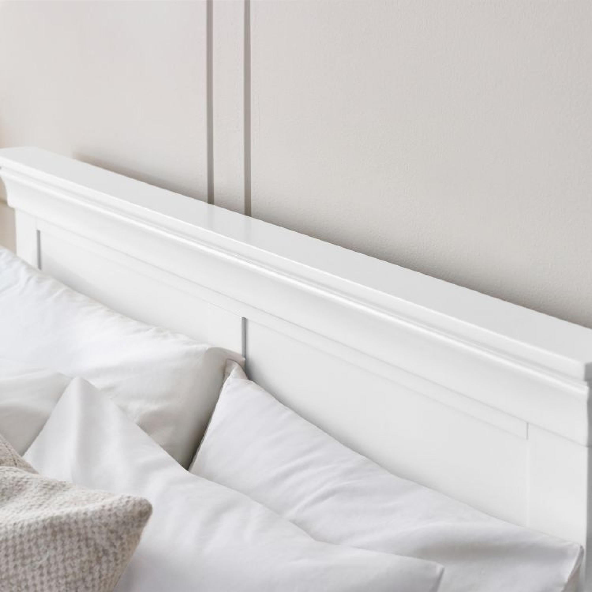 Product photograph of Clermont White Panel Bed - Sizes Available from Choice Furniture Superstore.