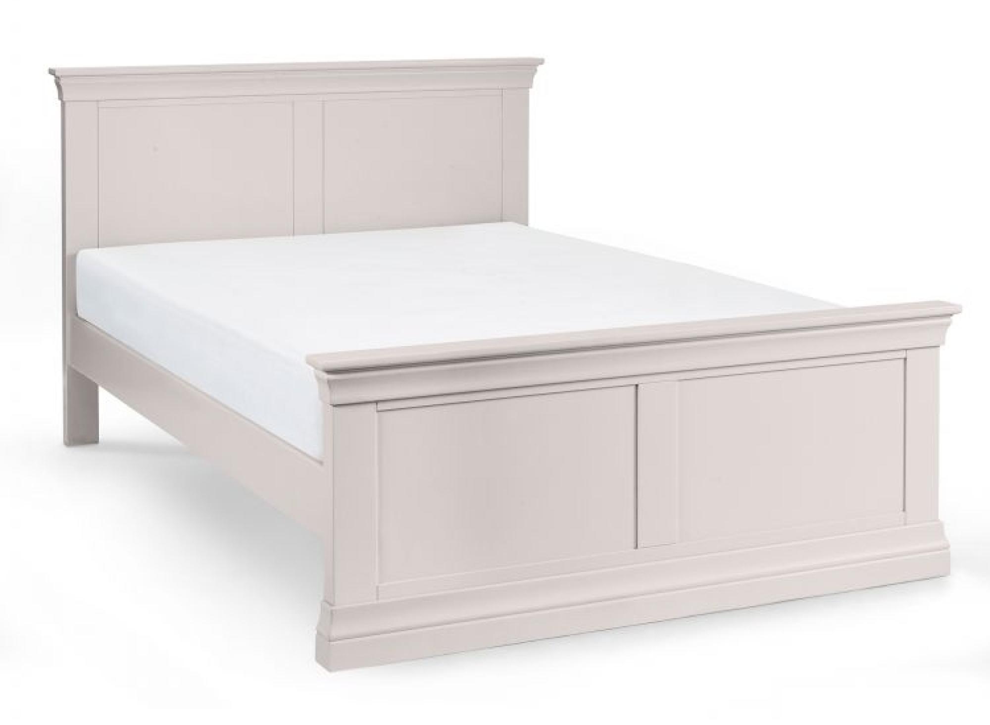 Product photograph of Clermont Light Grey Bed - Comes In 4ft 6in Double And 5ft King Size Options from Choice Furniture Superstore.